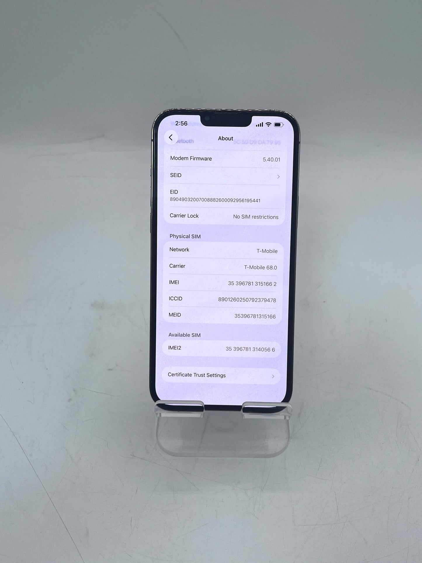 Unlocked Apple iPhone 13 Pro Max MLKN3LL/A A2484 128GB - Gold 84% Battery