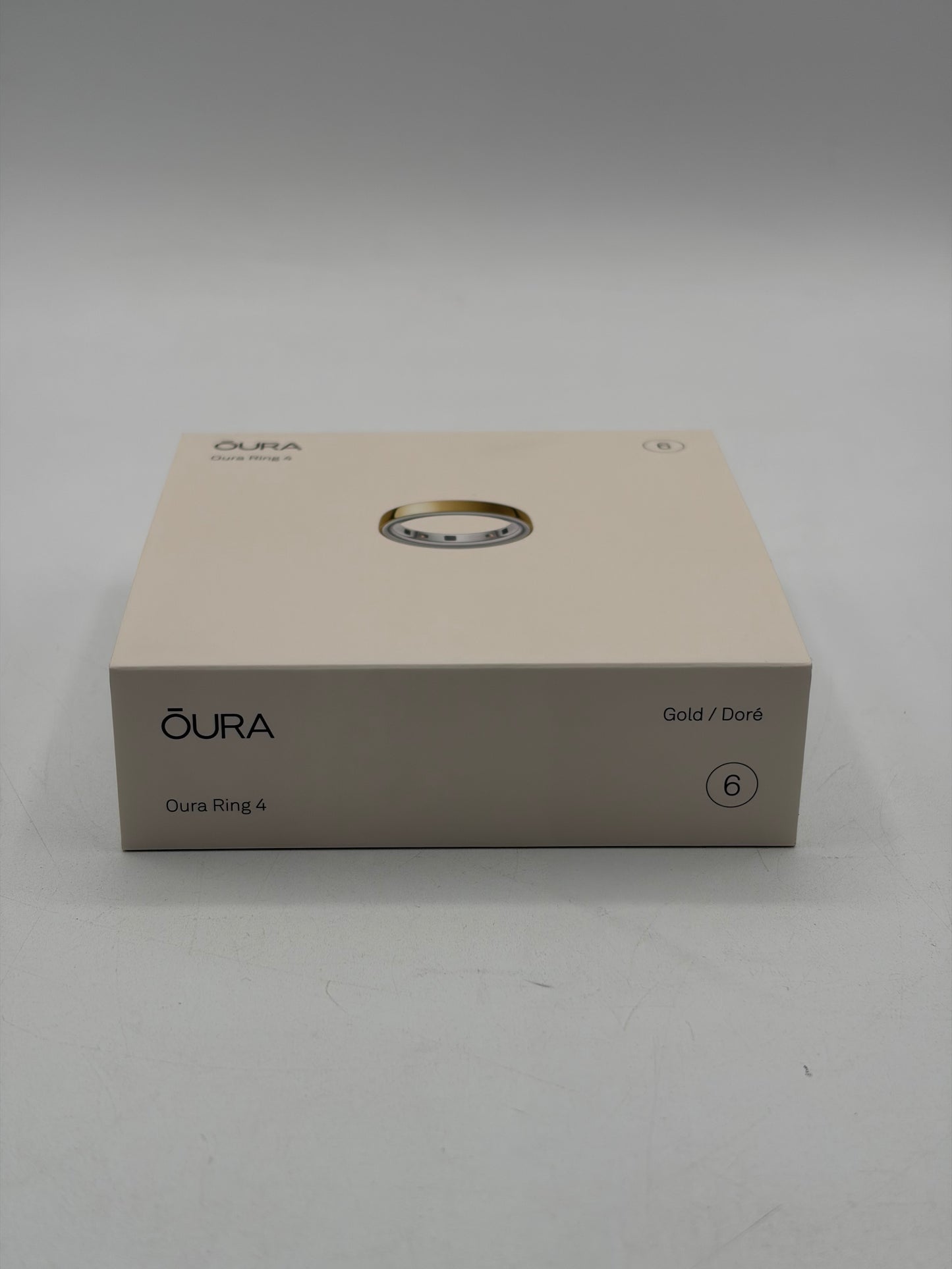 Oura Ring 4 Smart Activity Tracker - Size 6 - (JZ90-54216-06) - Gold