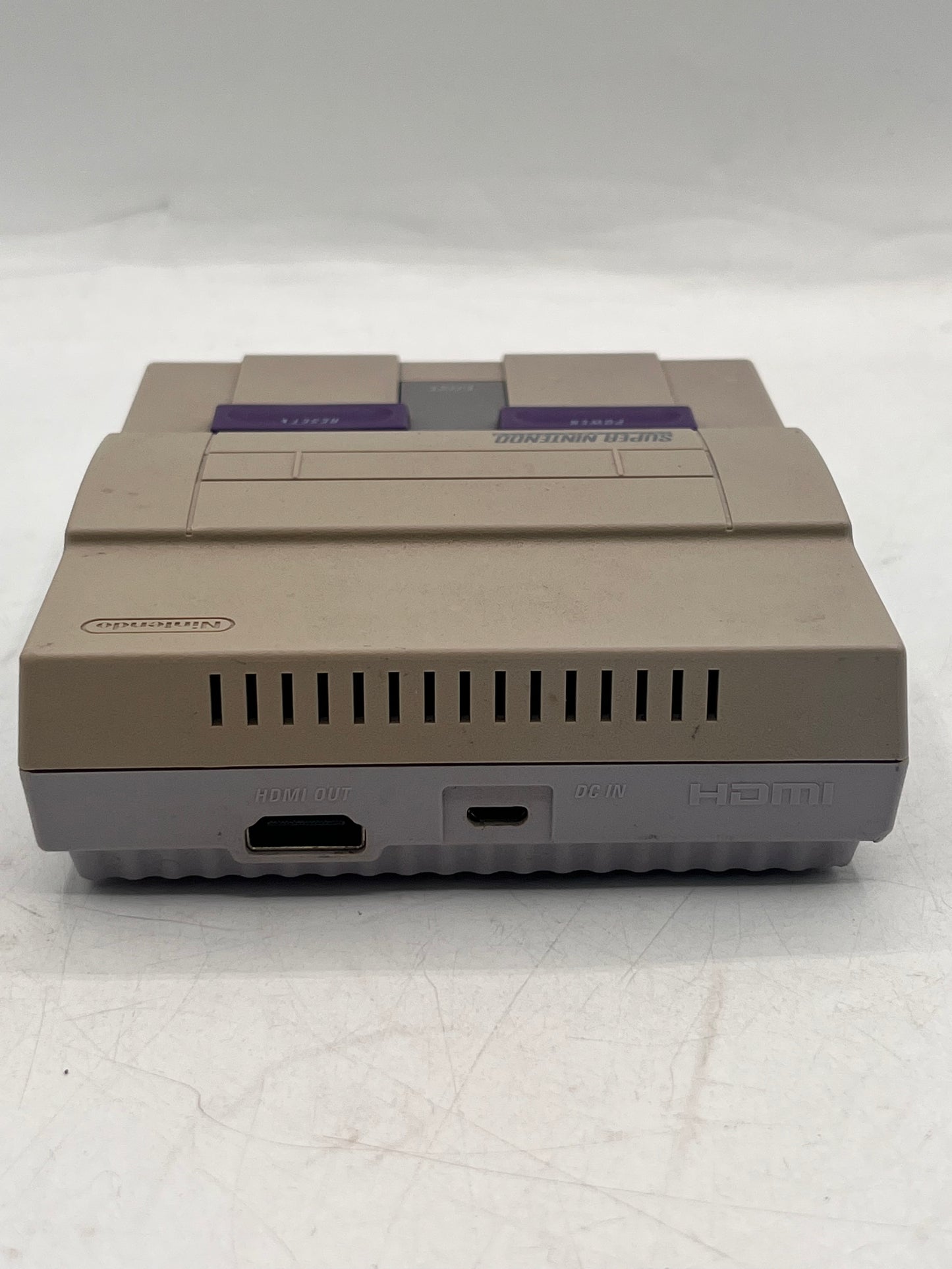 Nintendo Super NES Control Deck CLV-201 Video Game System Silver