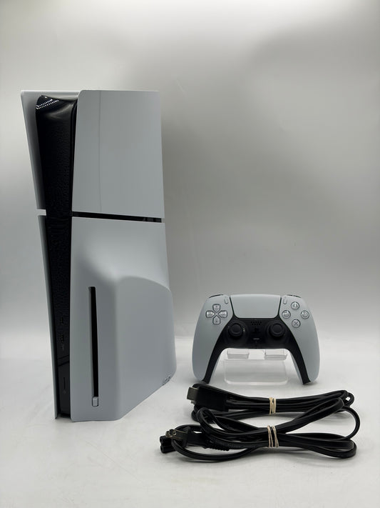 Sony PlayStation 5 Slim Disc PS5 1TB White Console Gaming System CFI-2015