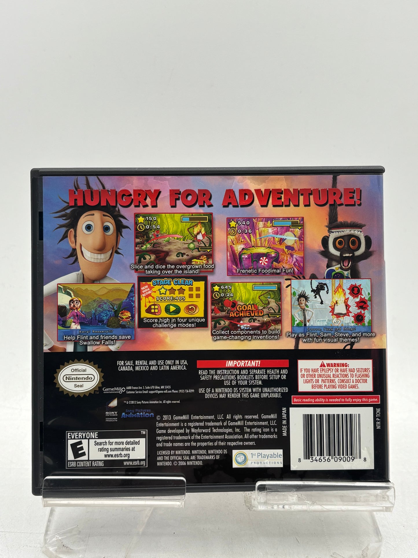 Nintendo DS, Cloudy with a Chance of Meatballs 2