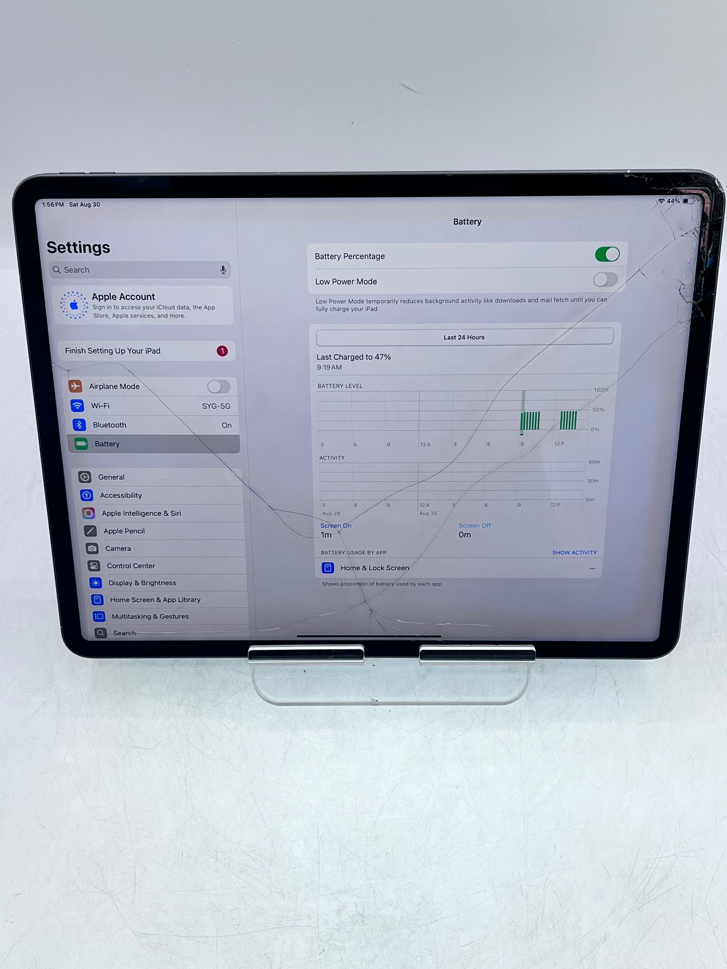 Apple iPad Pro 5th Gen 128GB Wi-Fi MHNF3LL/A A2378 - Spice Gray READ