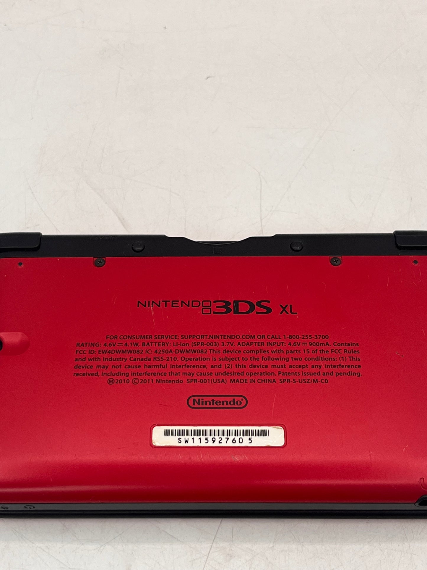 Nintendo 3DS XL (SPR-001) 2012 4GB Red