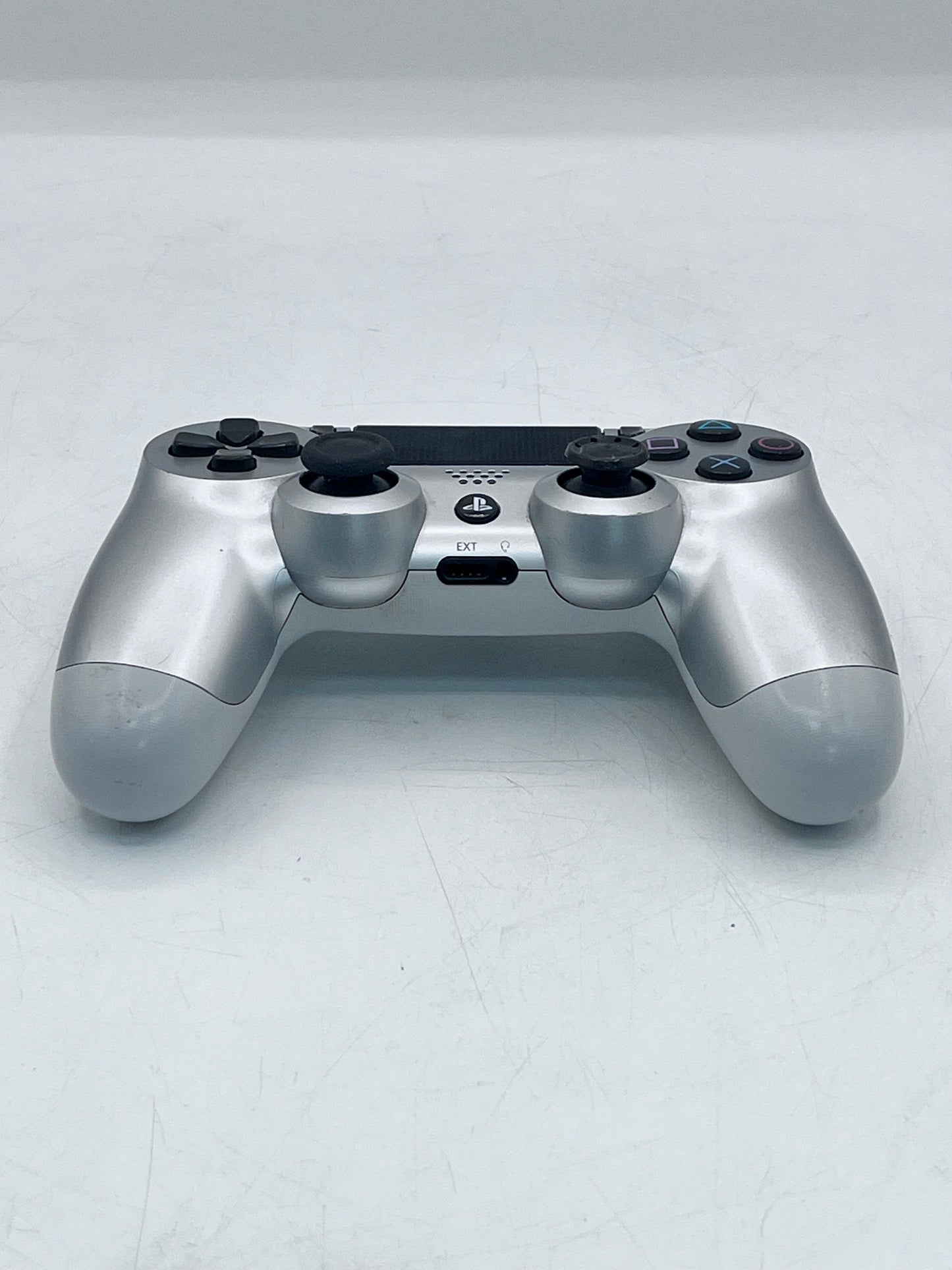 Used Sony PlayStation 4 Wireless Controller (CUH-ZCT2U) – Silver– Bluetooth – Tested & Working