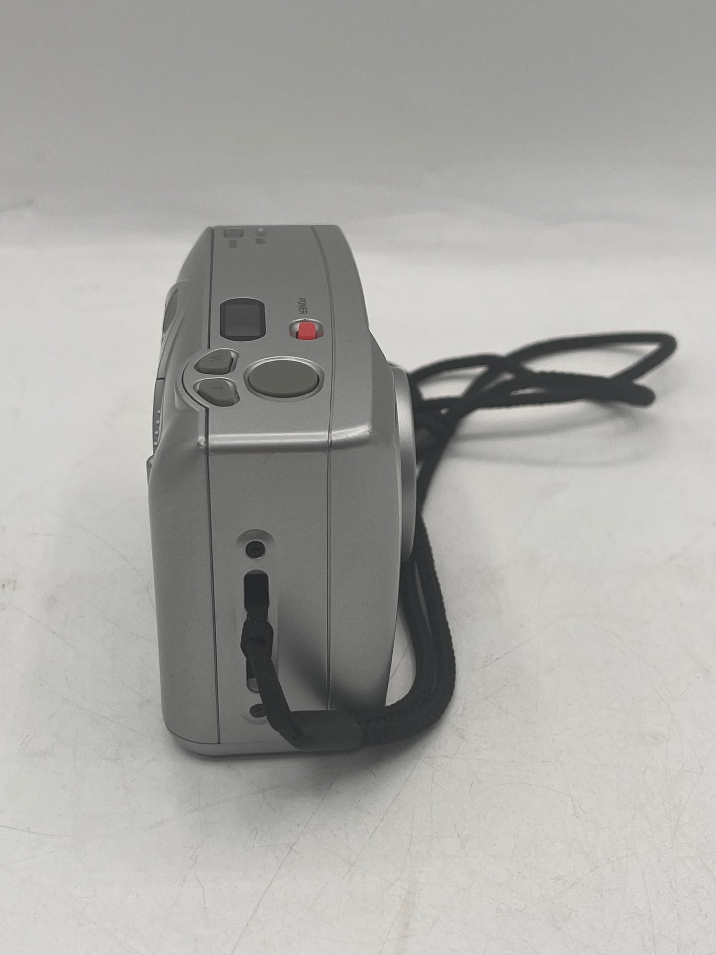 PENTAX IQZoom 115M 35mm Point & Shoot Film Camera Silver Tested Works