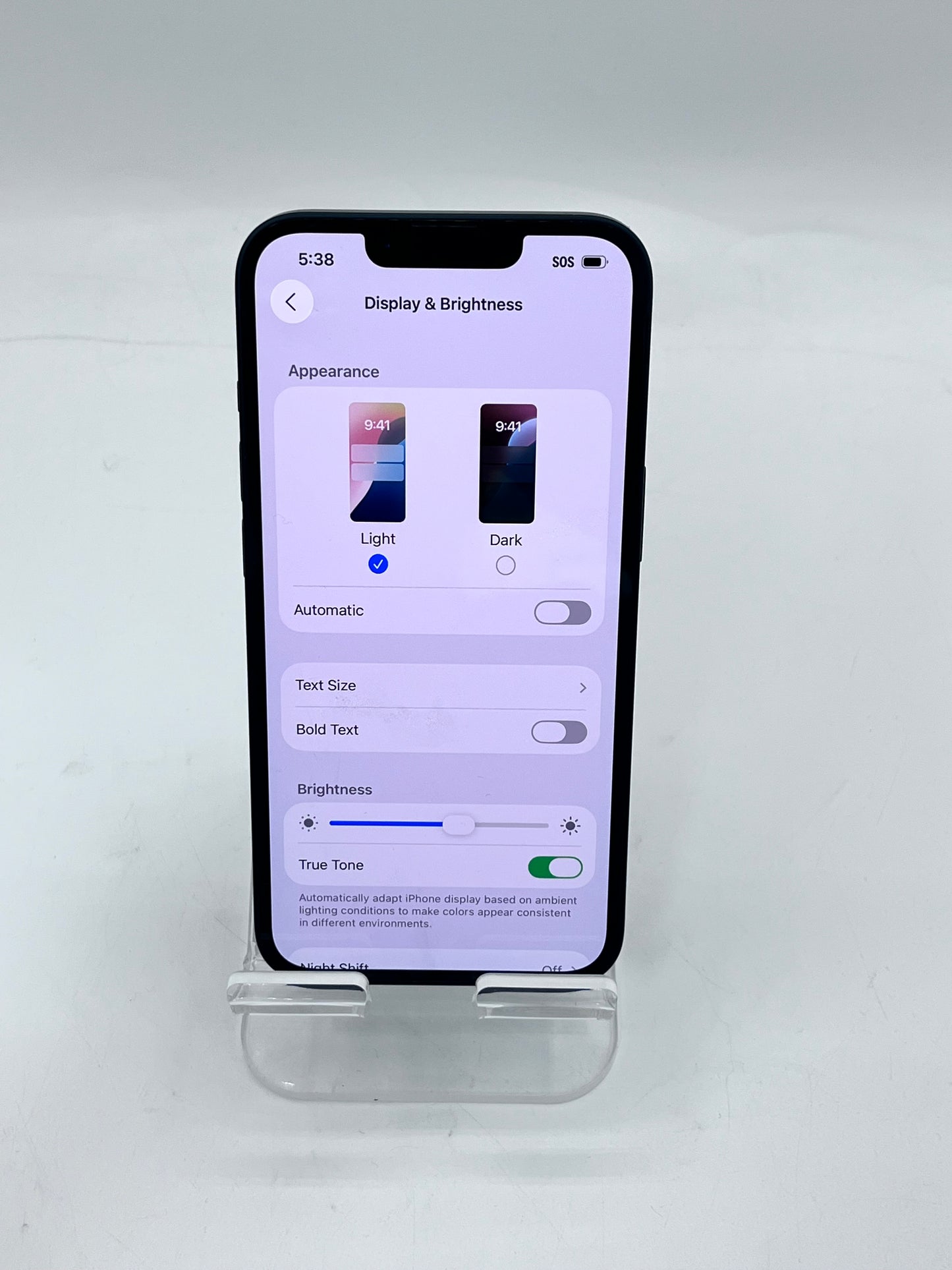 Apple iPhone 14 6.1" 128GB MPUA3LL/A A2649 100% BH - Black READ