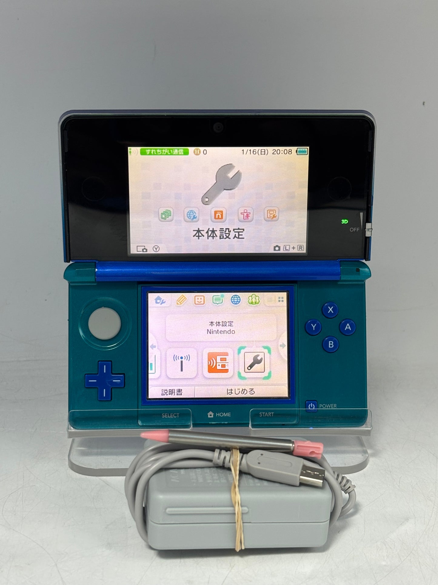 Nintendo 3DS CTR-001 (JPN) 2GB, 2011 (Blue)