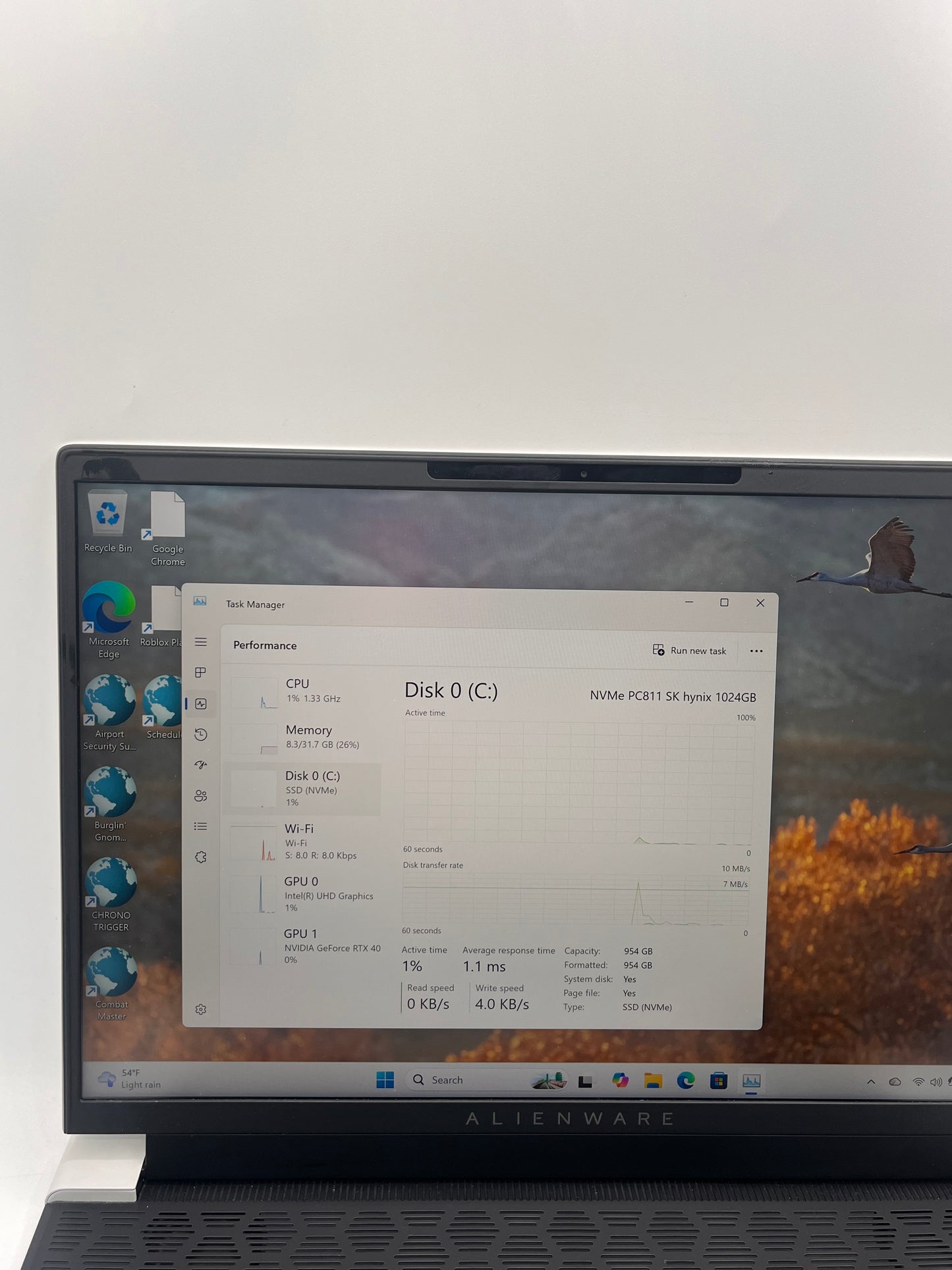 Alienware X14 R2 14" i7-13620H 2.4GHz 32GB RAM 1TB SSD GeForce RTX 4060 Silver
