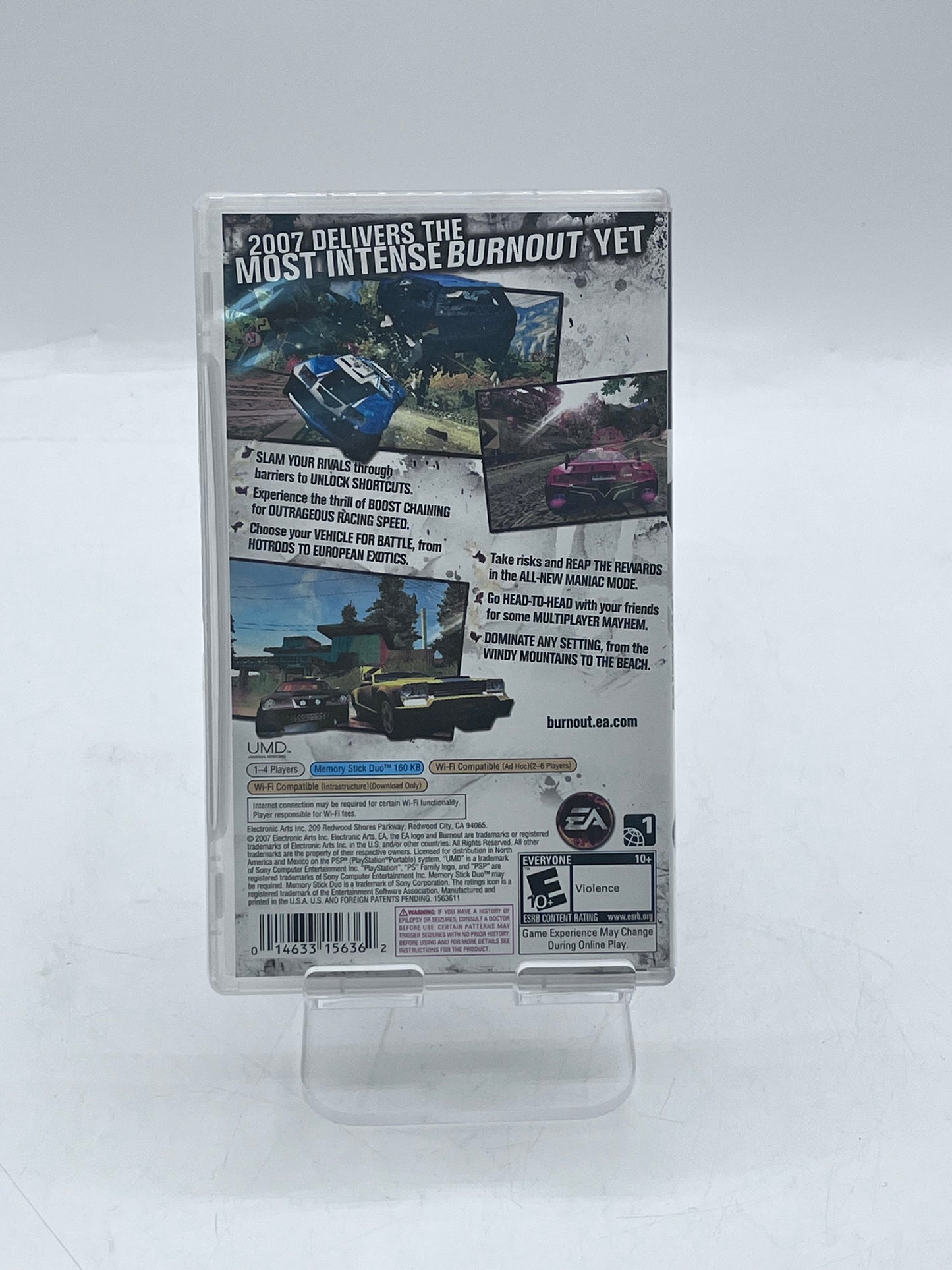 Burnout Dominator (Sony PSP) Video Game Case & Manual