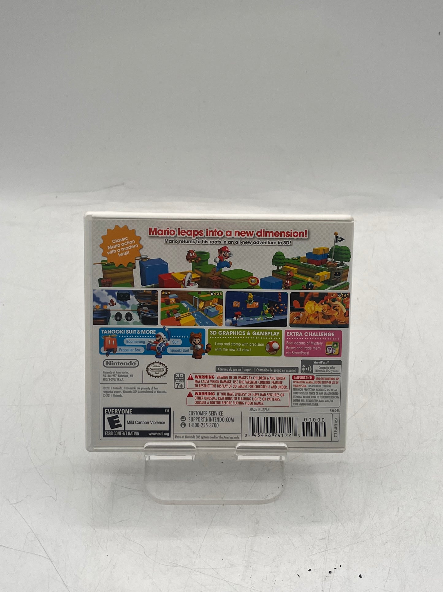 Nintendo 3DS Super Mario 3D Land Video Game