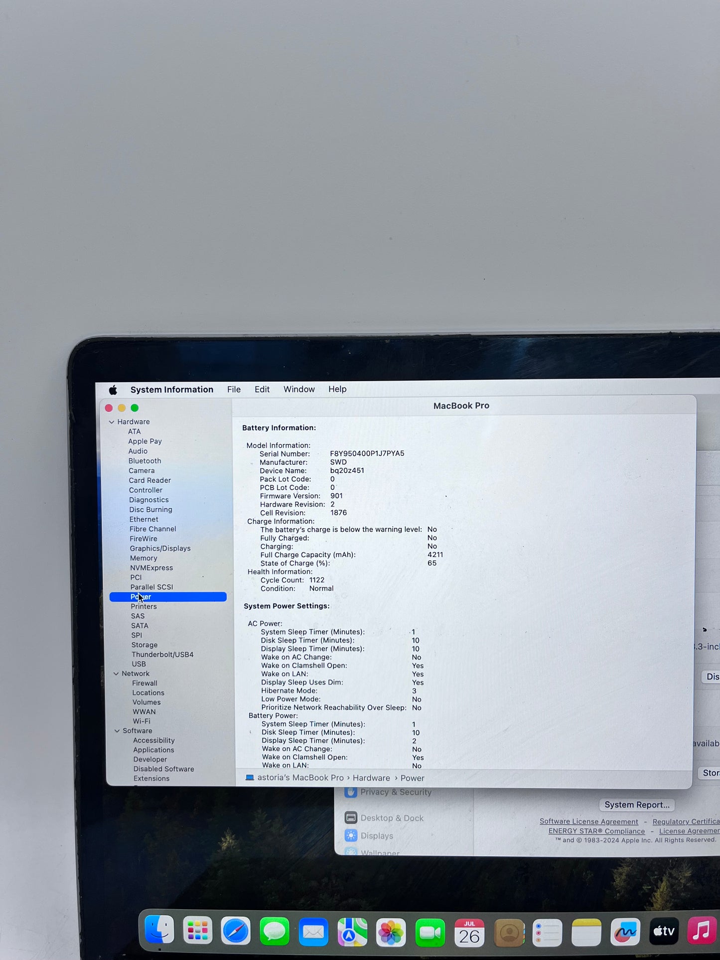 Apple MacBook Pro 13" A1989 (2019) 512GB Intel i5 - Silver