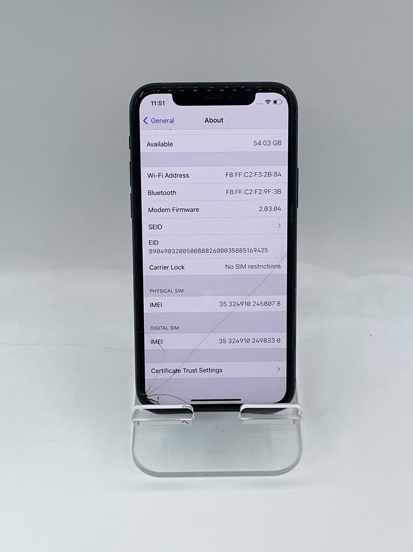 Unlocked Apple iPhone 11 Pro 6.1" MW9U2LL/A A2160 64GB 4GB - Green