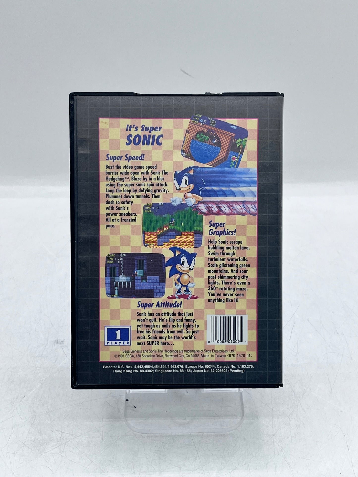 Sonic the Hedgehog Sega Genesis Video Game