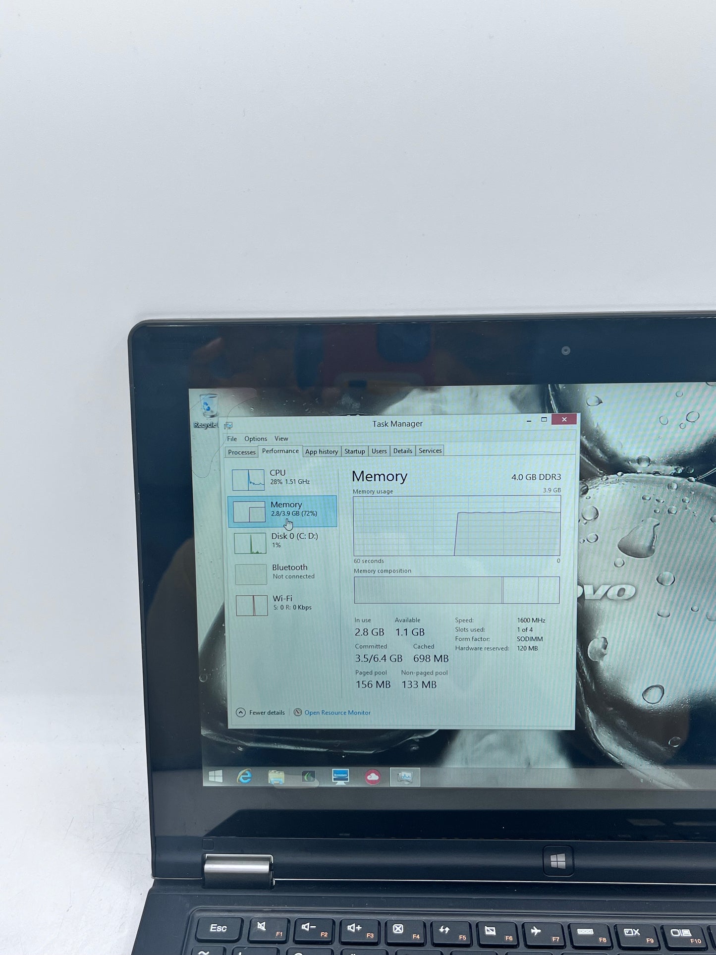 Lenovo IdeaPad Yoga 11S 12” 2in1 Laptop i5 4210Y 1.50GHz 4GB RAM 128GB SSD