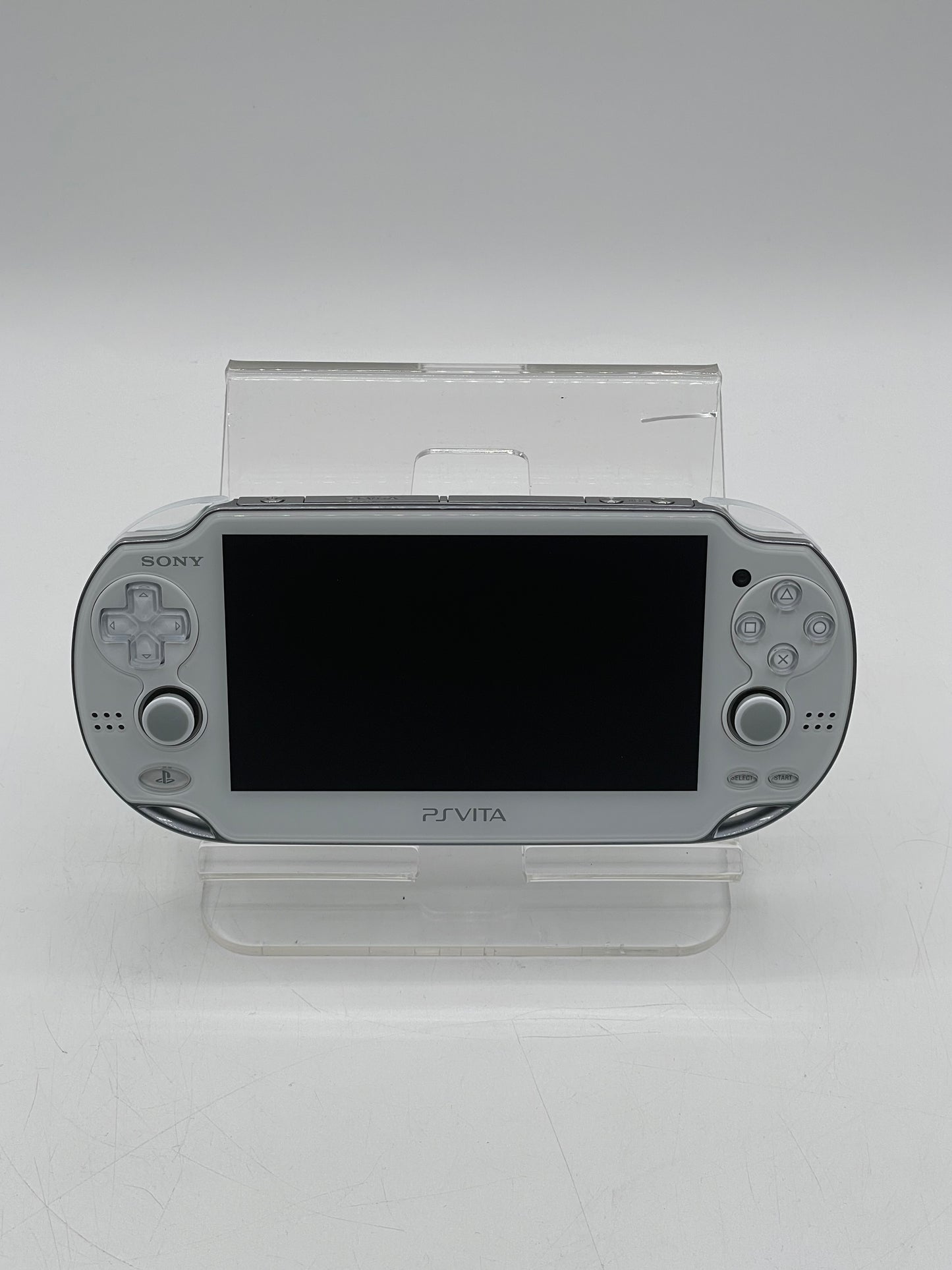 Sony Ps Vita Wifi Handheld Console PCH-1001 Crystal White with Charger Tested