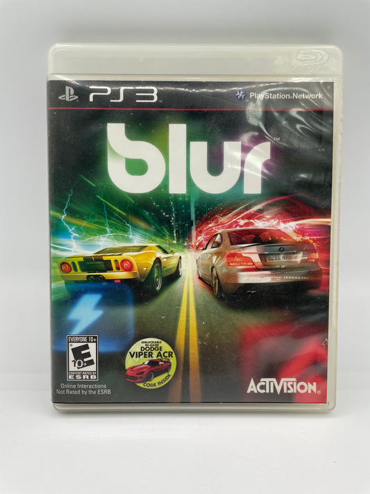 Blur for PlayStation 3 - Complete with Box and Manual Free Shipping