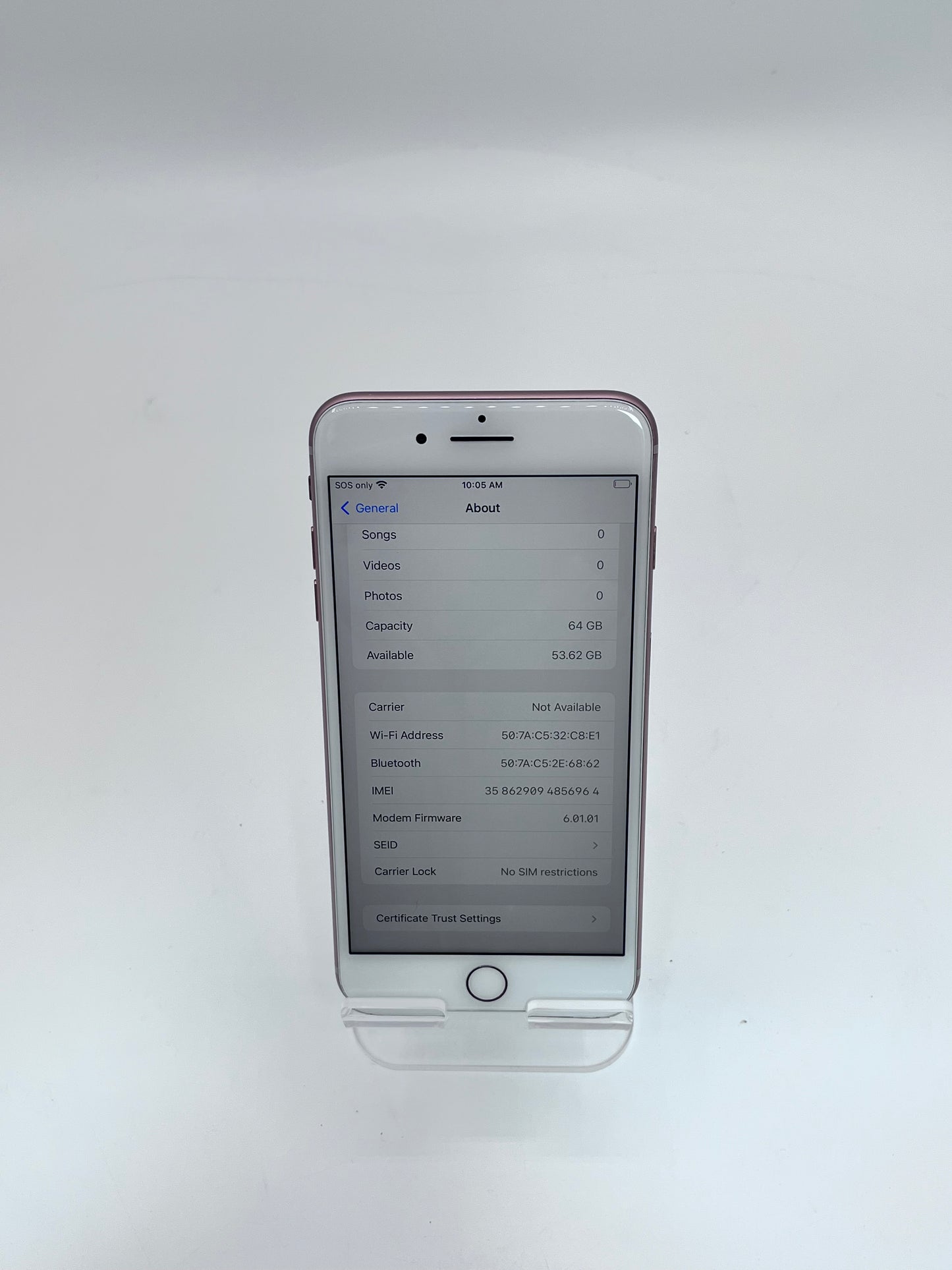 Unlocked Apple iPhone 8 Plus 64GB 3GB A1897 NQ8V2LL/A -  Rose Gold