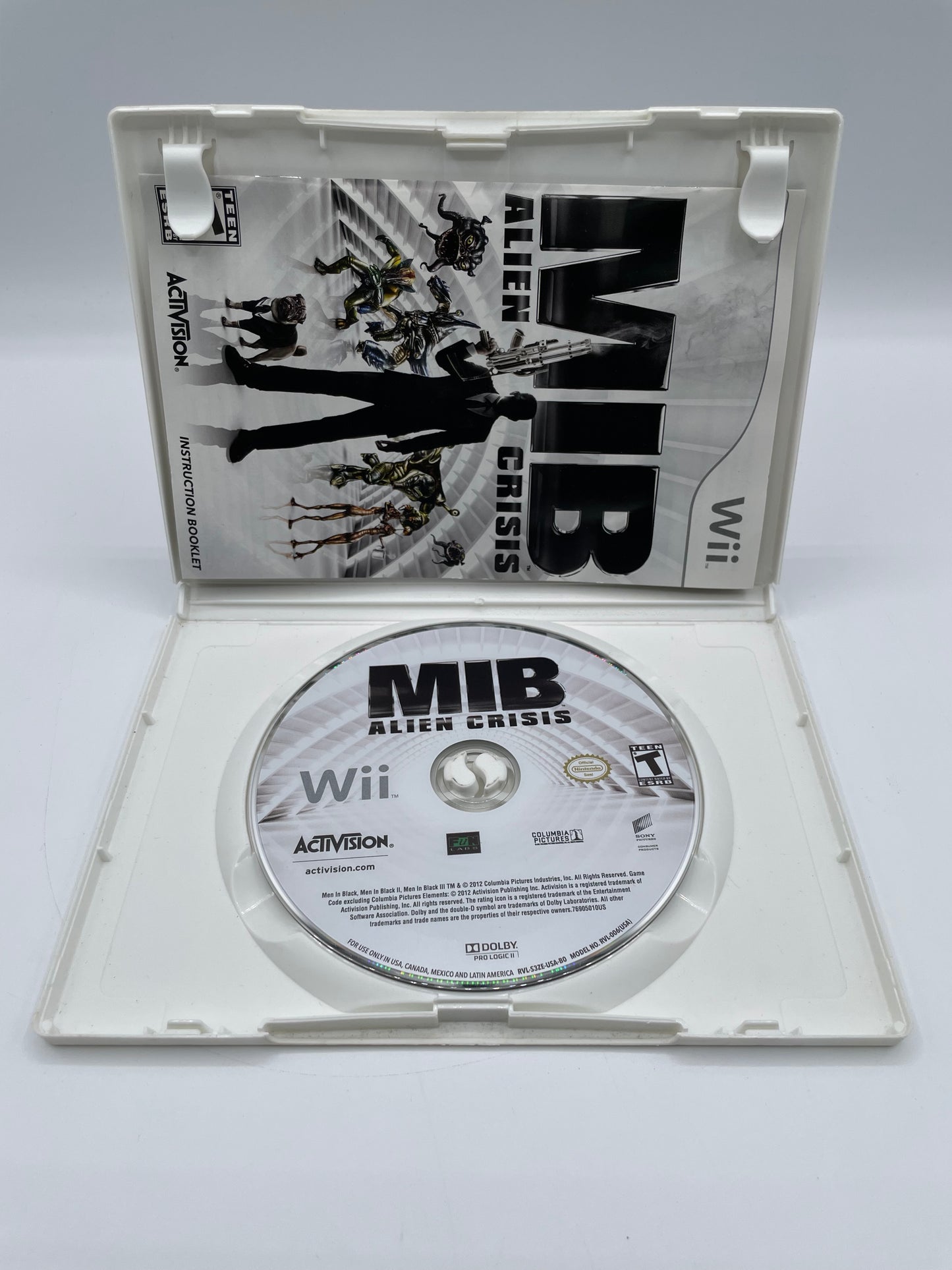 Men In Black: Alien Crisis - Nintendo Wii - Activision - 2012 - Tested Working