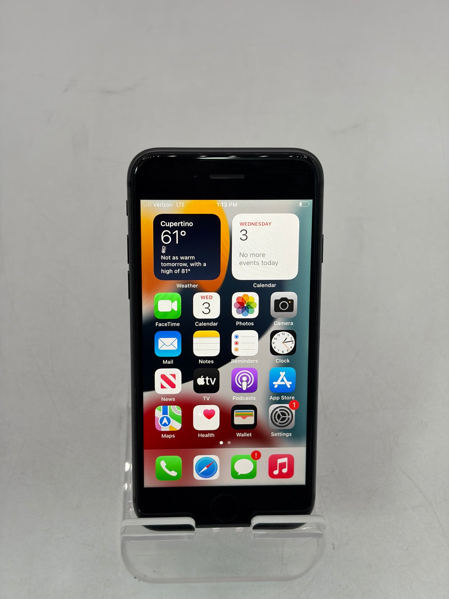 Unlocked Apple iPhone 8 64GB Black A1863 NQ722LL/A Service Battery