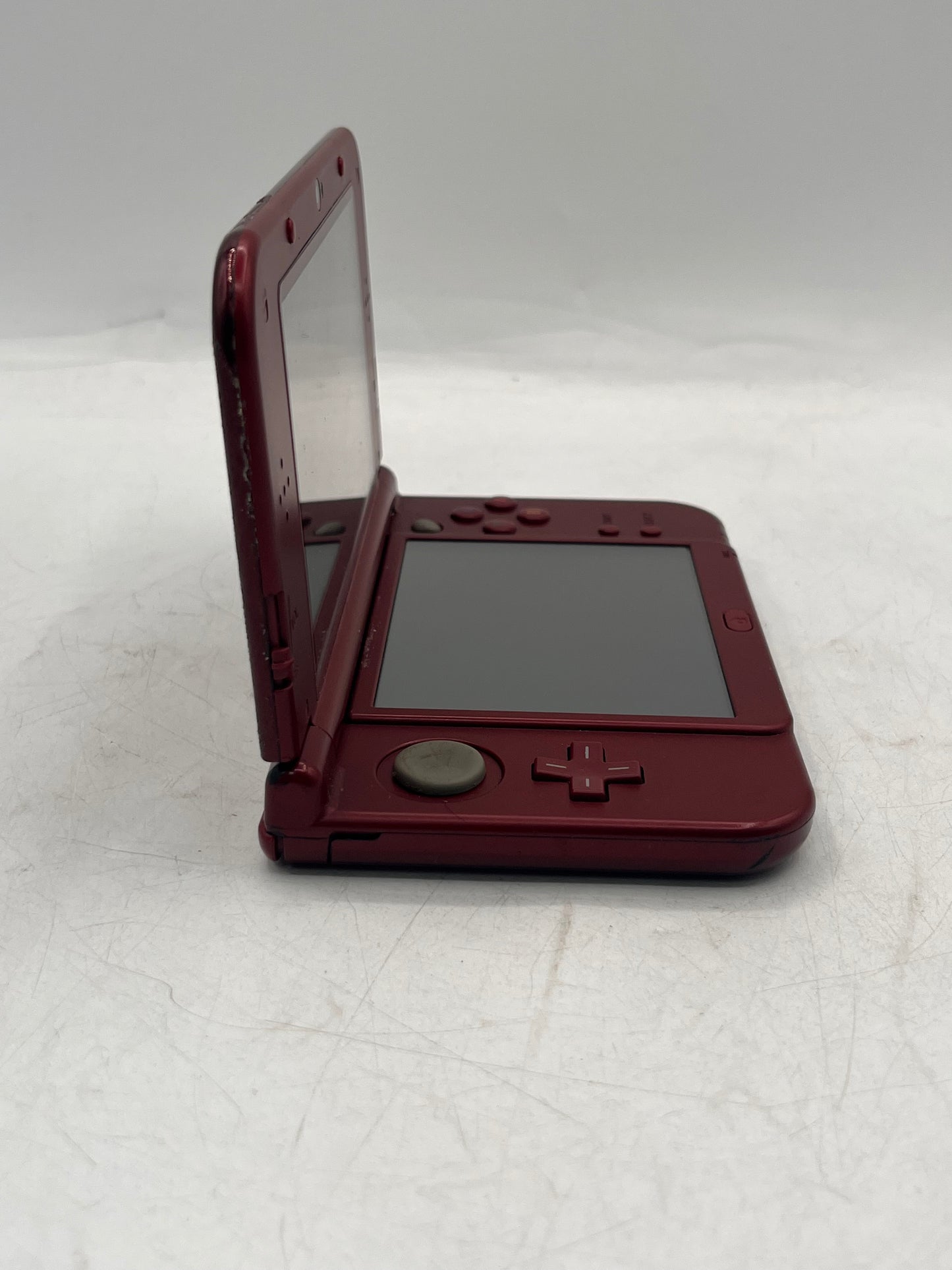 Nintendo New 3DS XL (RED-001) 2014 Red Video Game System no stylus