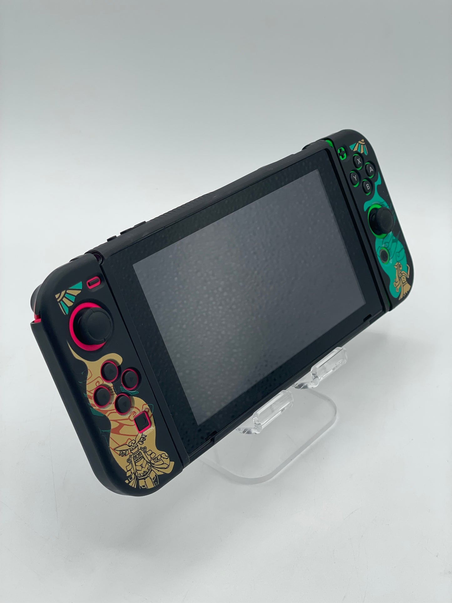 Nintendo Switch HAC-001 32GB Handheld Video Game Console - Green & Pink Joy Cons