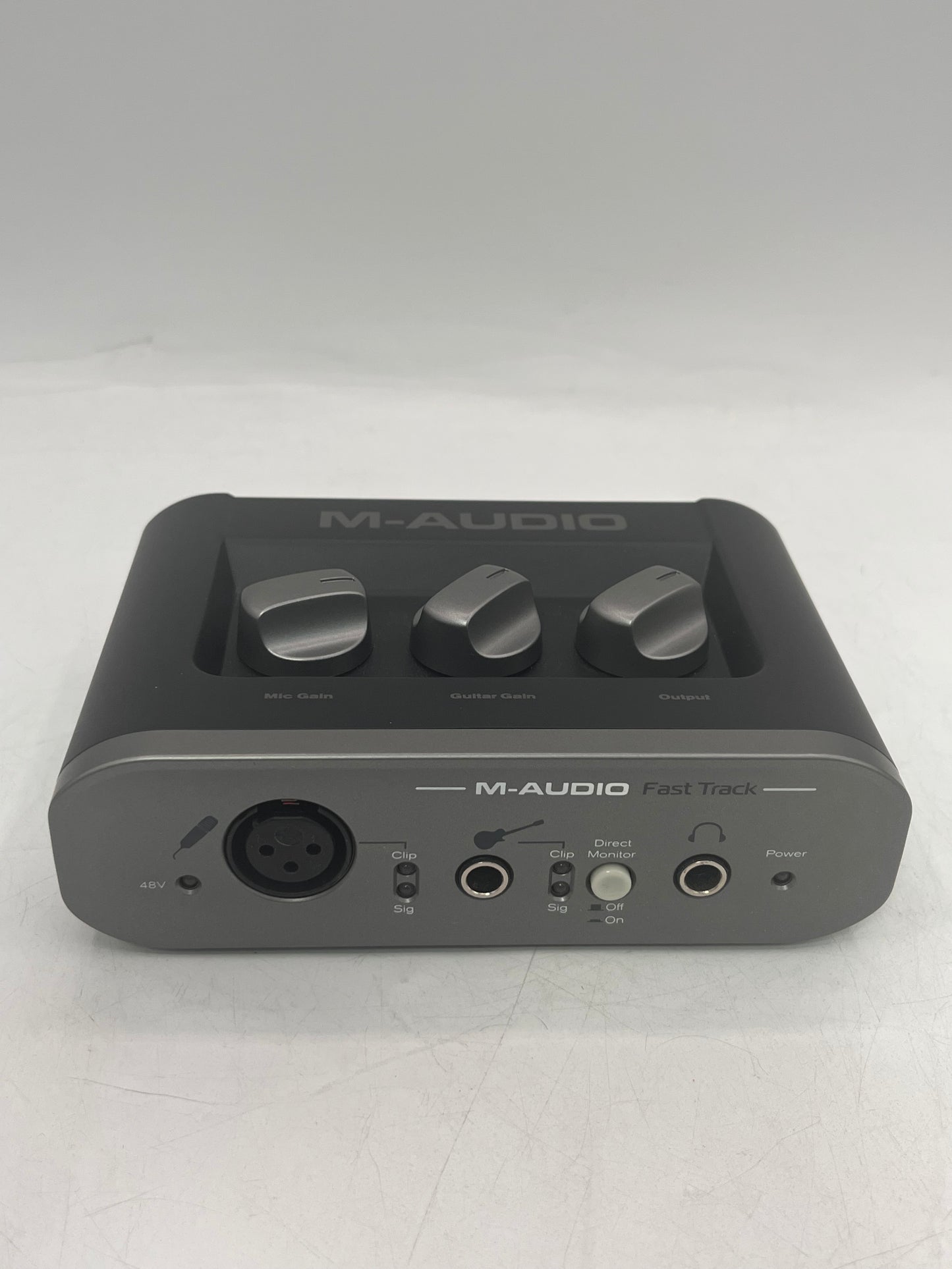 M-AUDIO Fast Track Digital Audio Recording Interface ML03-00454 Gray