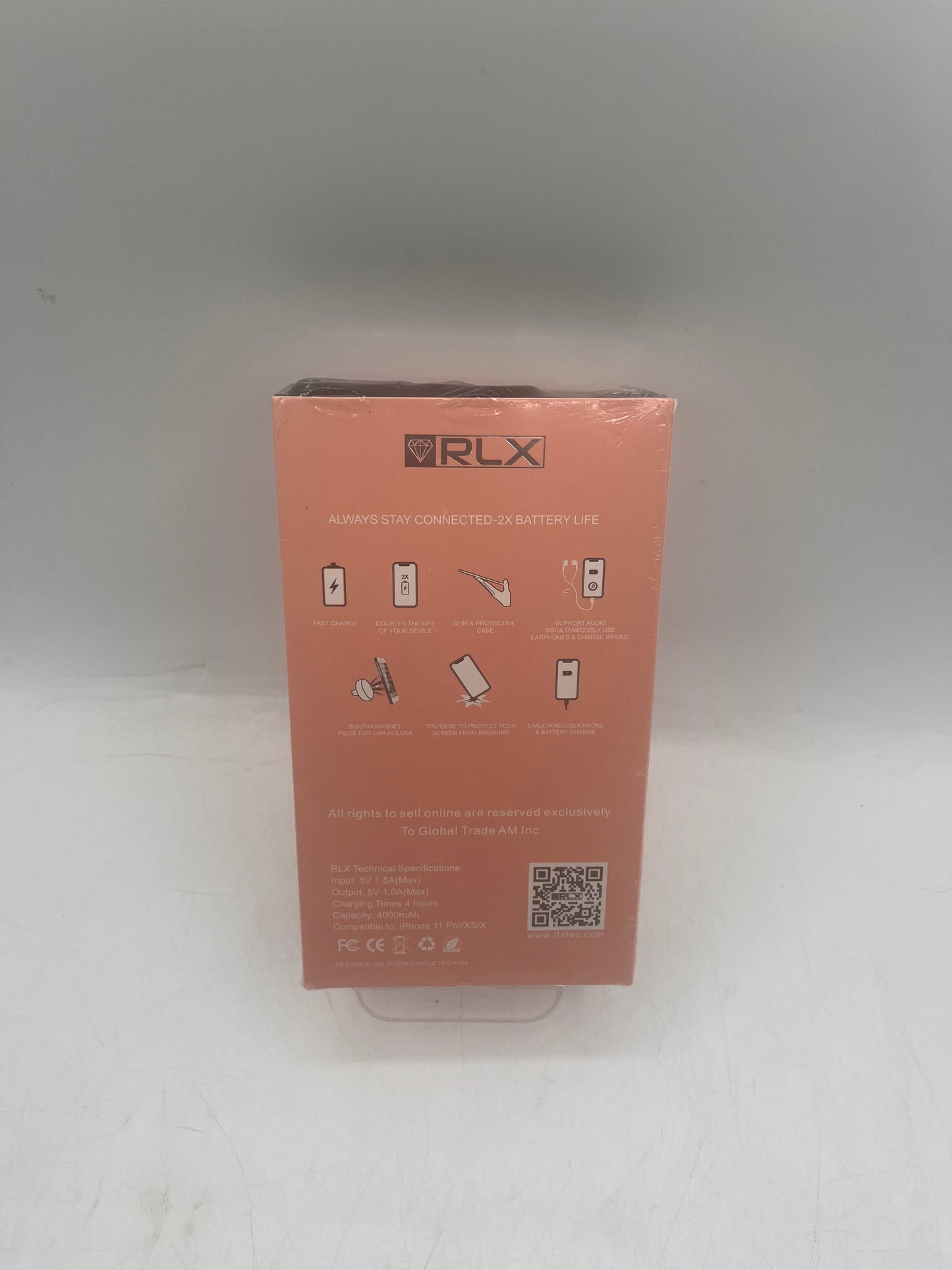 RLX Iphone 11 Pro/XS/X Battery Case Beige