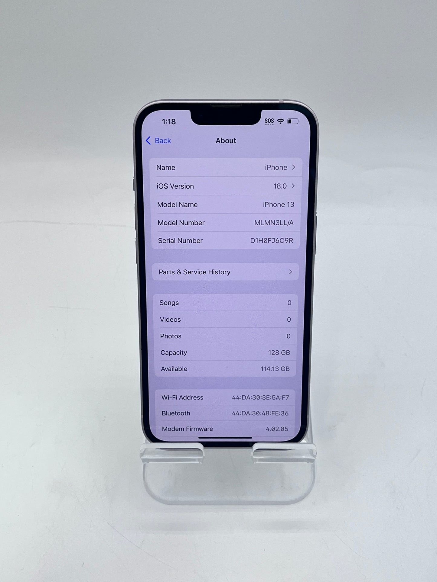 Unlocked Apple iPhone 13 6.1" MLMN3LL/A A2482 4GB 128GB - Pink