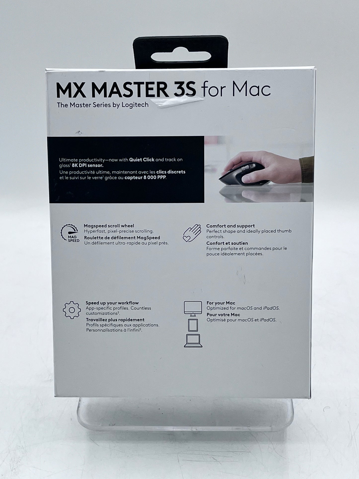 Logitech MX Master 3S Wireless Mouse for Mac - New In Box - Black