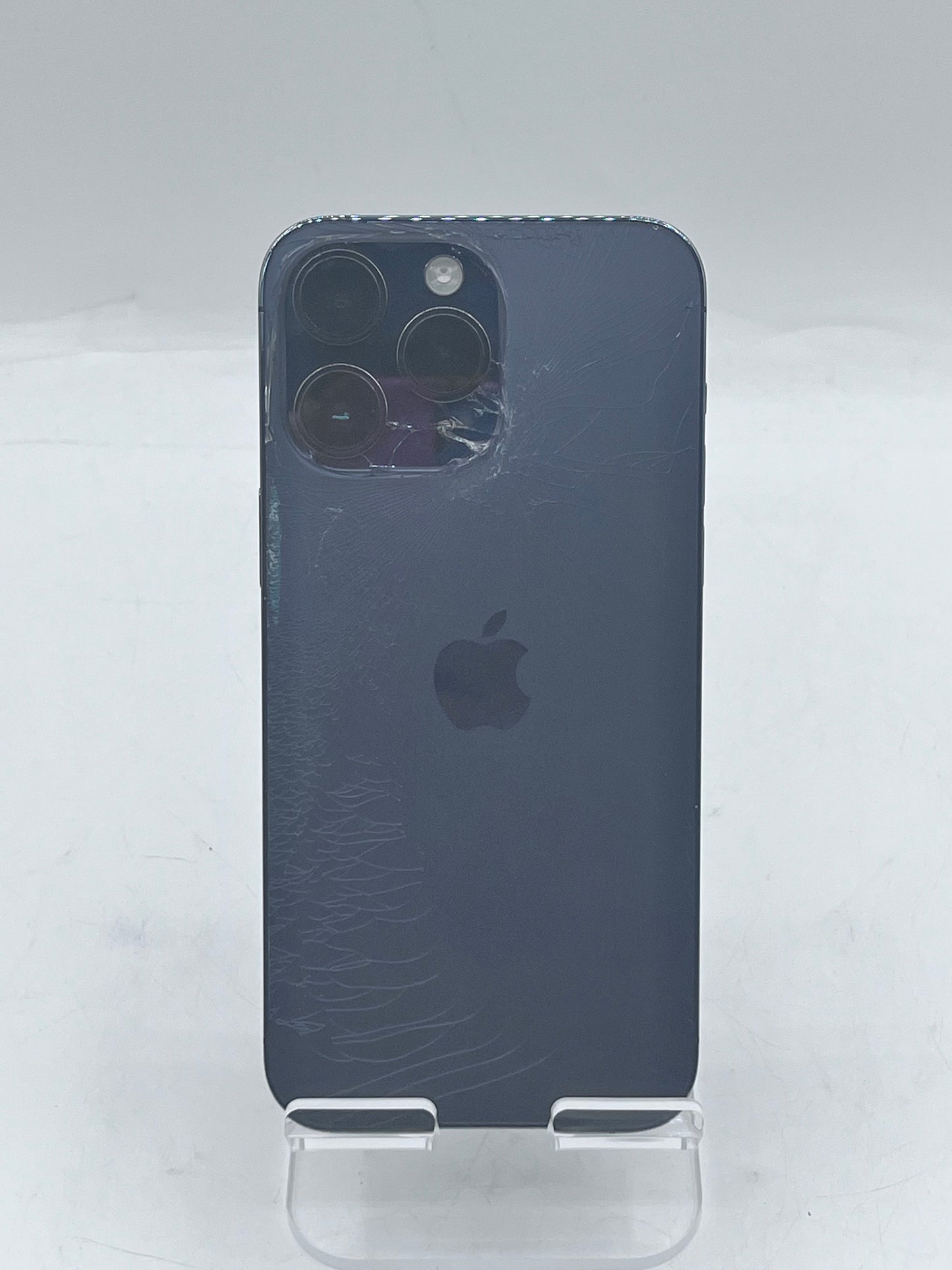 Unlocked Apple iPhone 14 Pro Max A2651 MQ8R3LL/A 128GB Purple CRACKED BACK