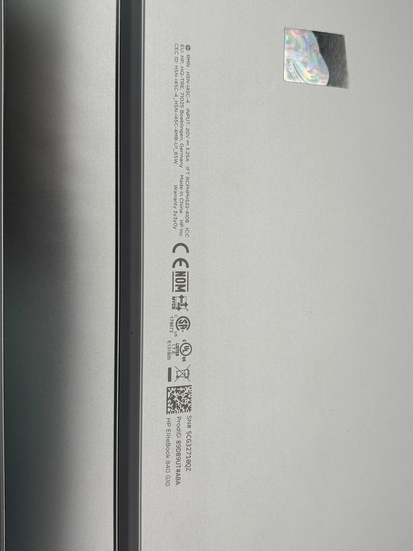HP 840 G10 14-inch Laptop Core i5-1335U 16GB RAM 256GB MINT