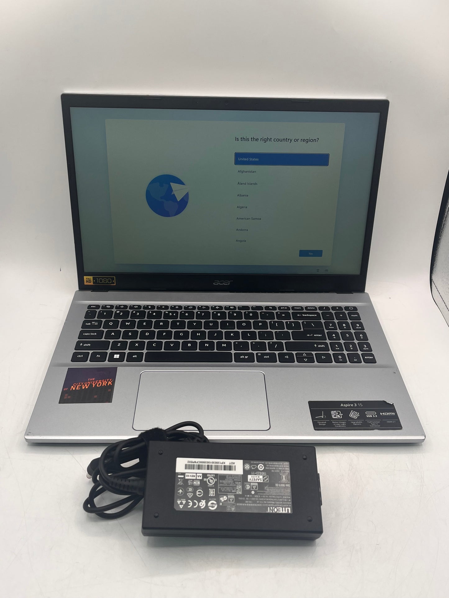 Acer Aspire 3 A315-44P-R7GS 15.6" Laptop Intel Core m5 16GB 128GB Silver
