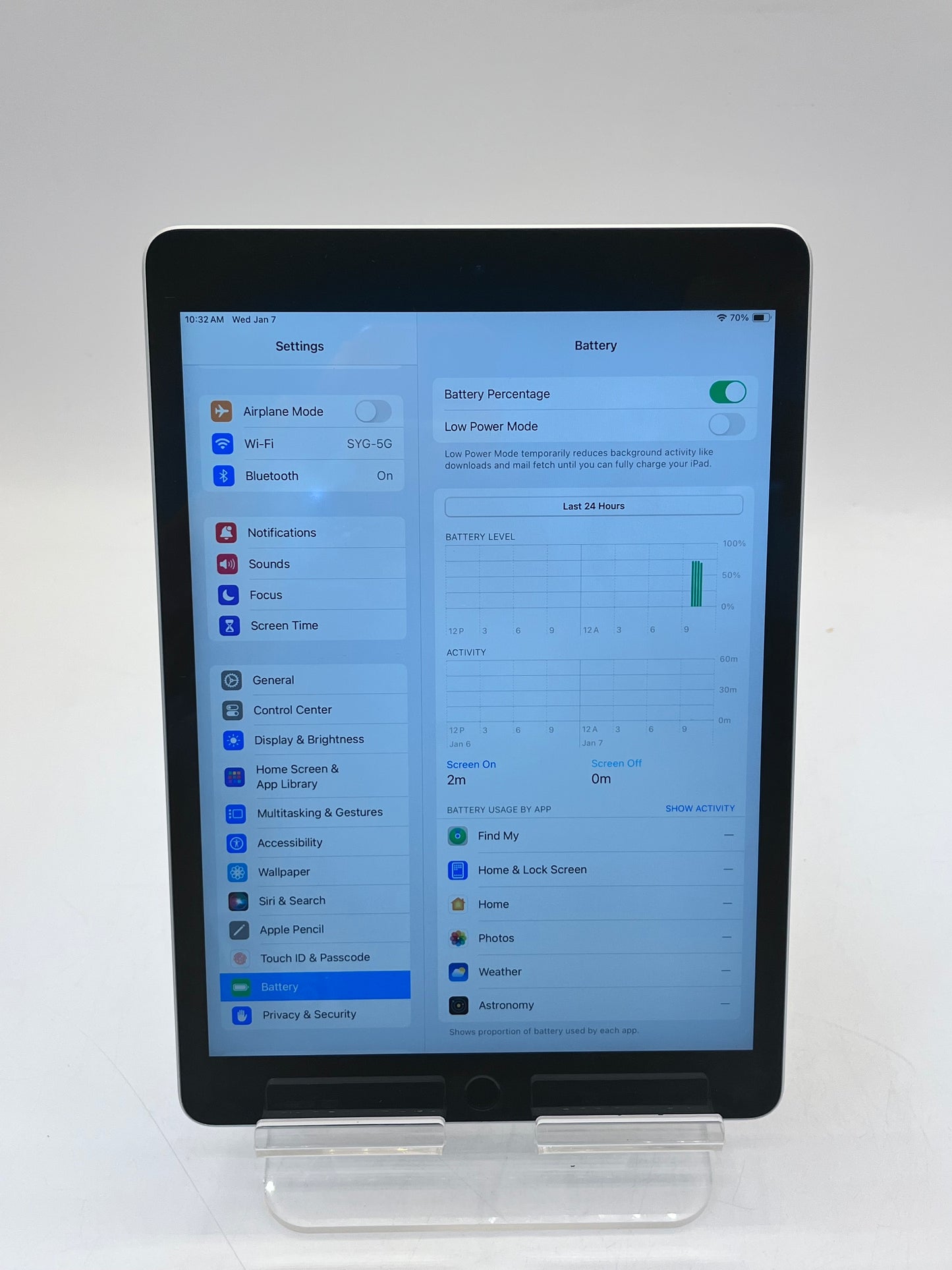 Apple iPad (9th Gen) A2602 MK2P3LL/A 10.2" 256GB Space Gray