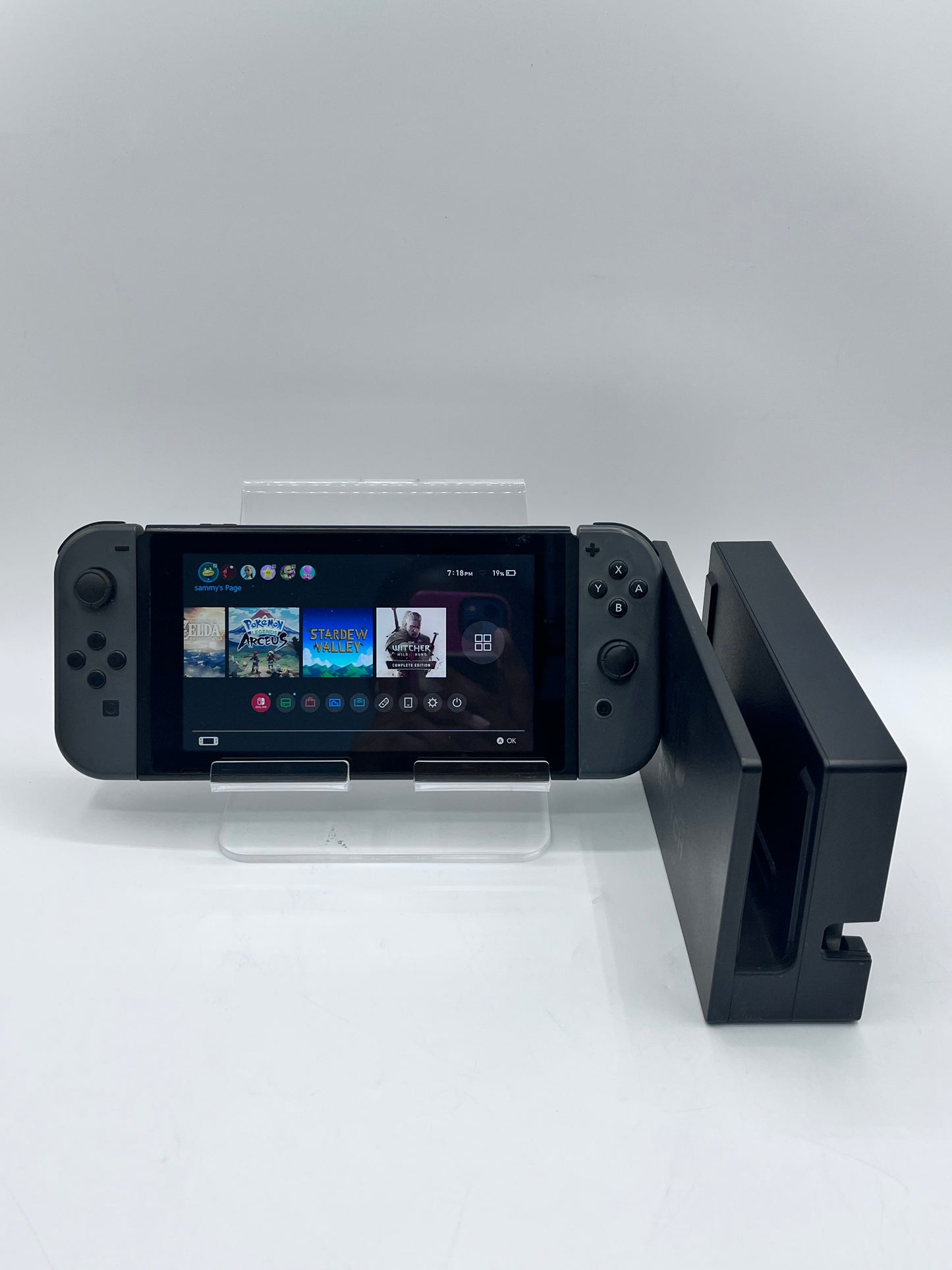 Nintendo Switch V1 HAC-001 with Dock Tested Free Shipping
