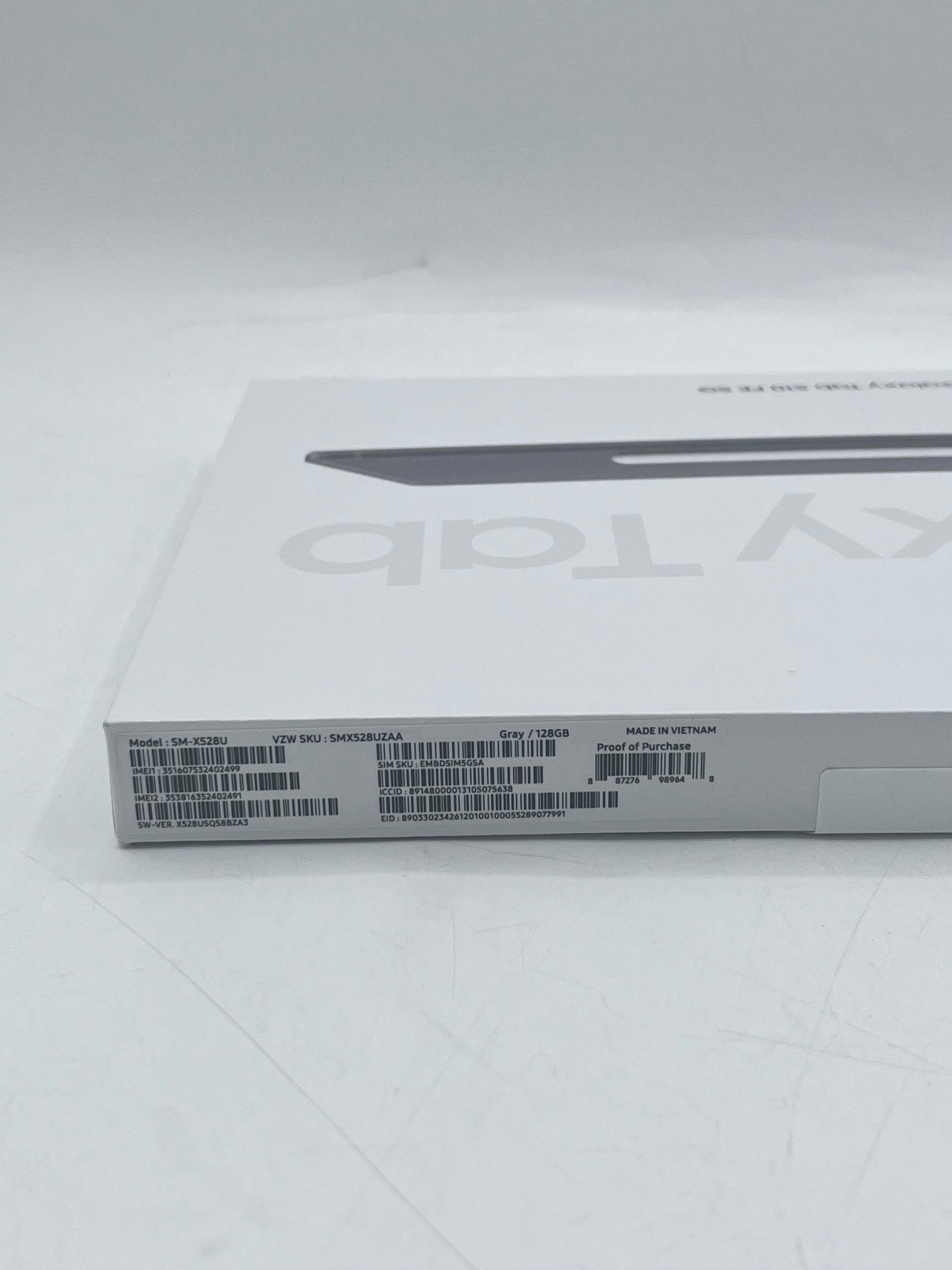 Unlocked Samsung Galaxy Tab S 10 FE SM-X528U 128GB Silver Tablet