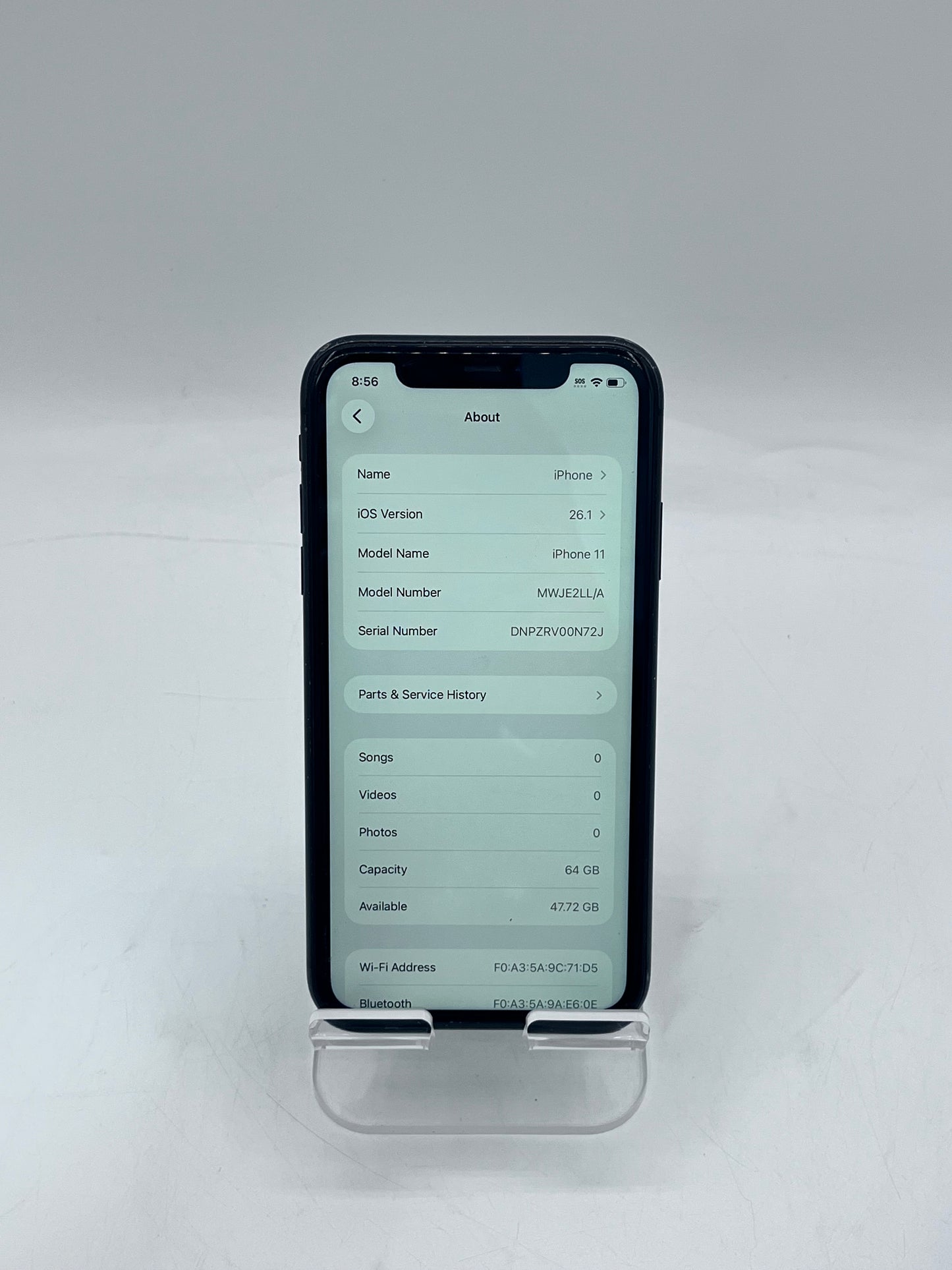Apple iPhone 11 6.1" MWJE2LL/A A2111 64GB T-Mobile - Black