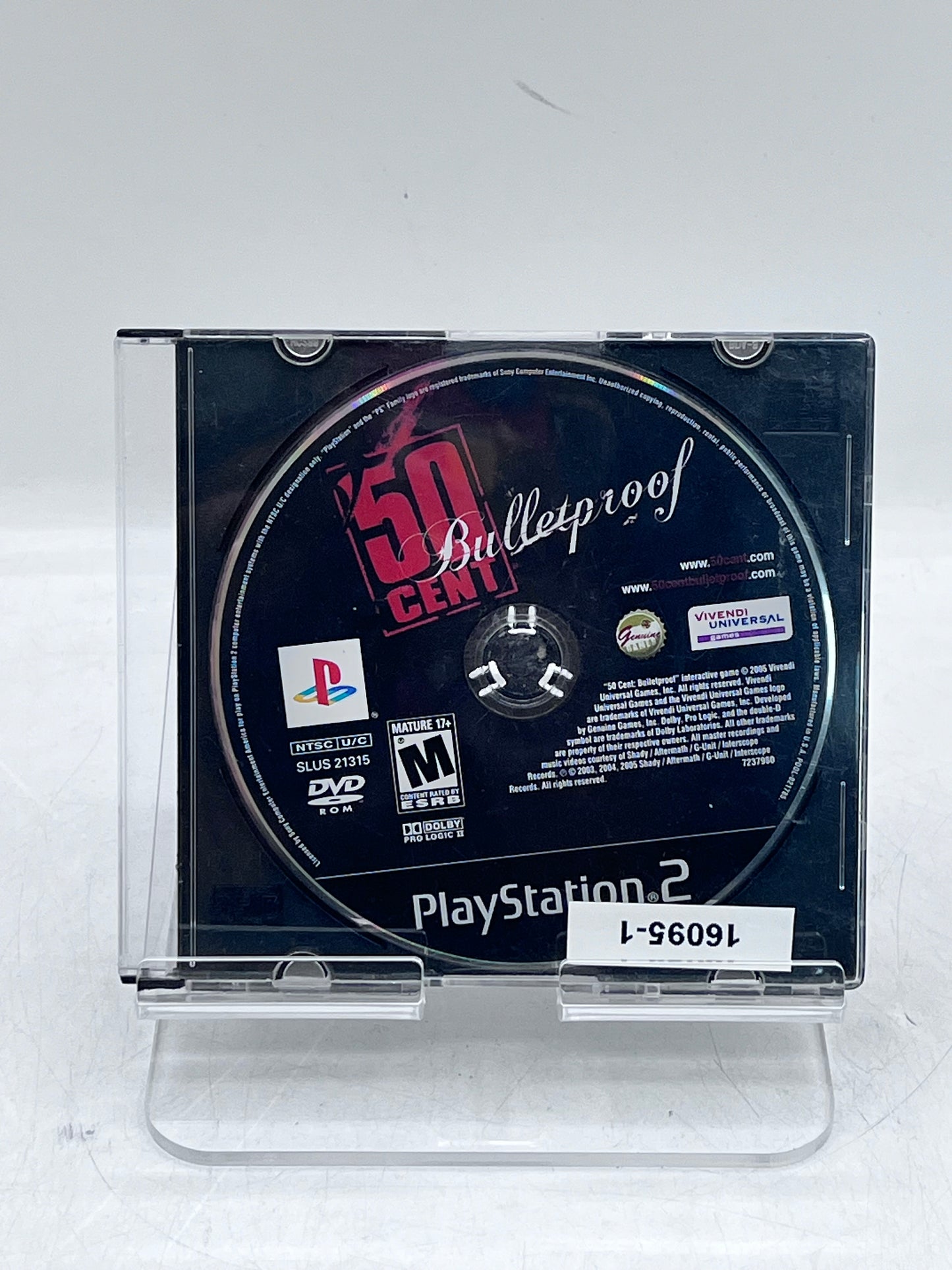 50 Cent Bulletproof PlayStation 2 PS2 Video Game