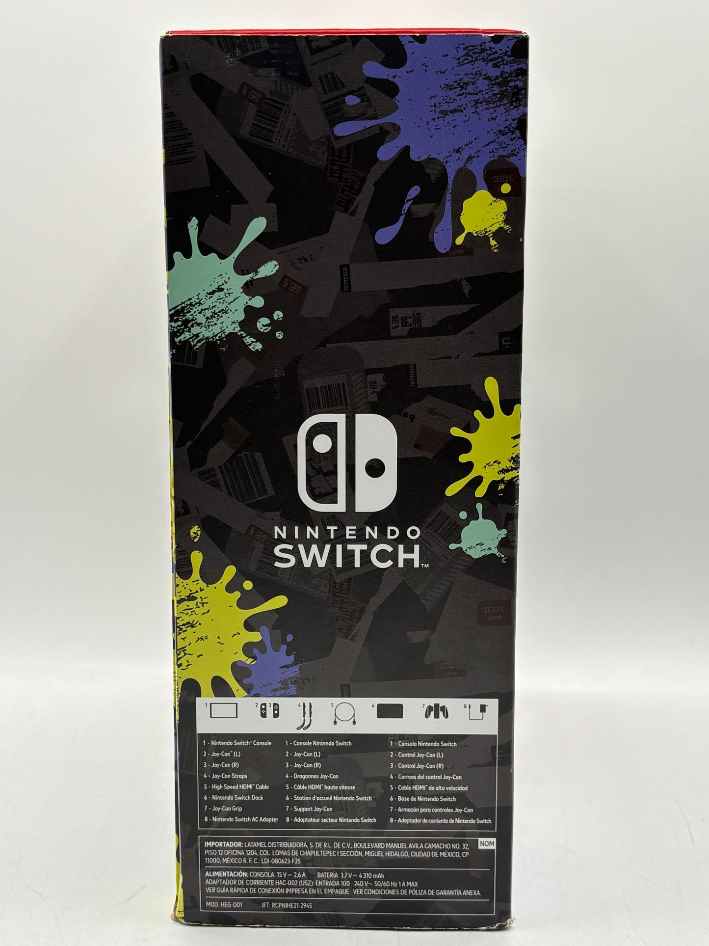 Nintendo Switch (OLED Model) HEG-001 Splatoon 3 Edition Video Game Console 64GB NEW IN BOX SEALED