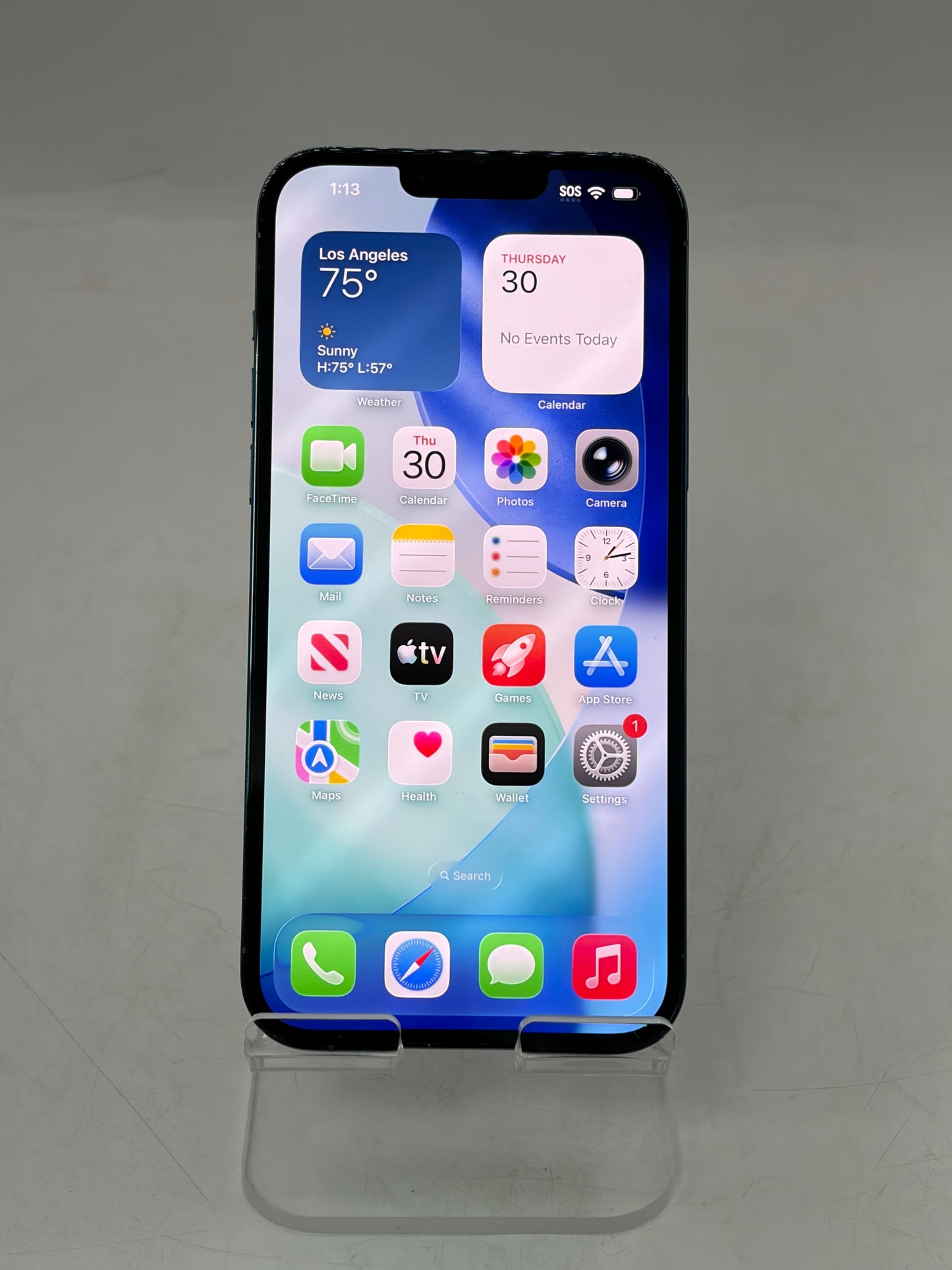Unlocked Apple iPhone 13 Pro Max 512GB A2484 NLFE3LL/A Blue 86% Battery READ