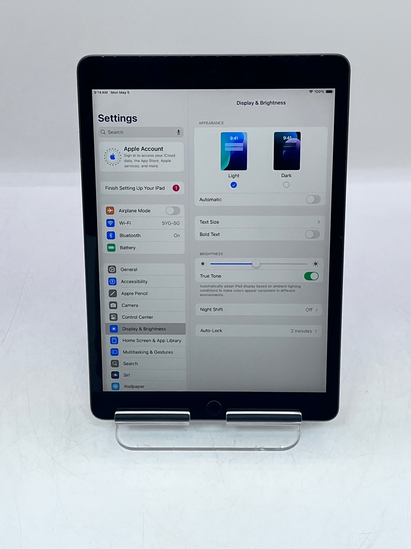 Apple iPad 9th Gen. 10.2 in - A2602 MK2K3LL/A 64GB - Space Gray