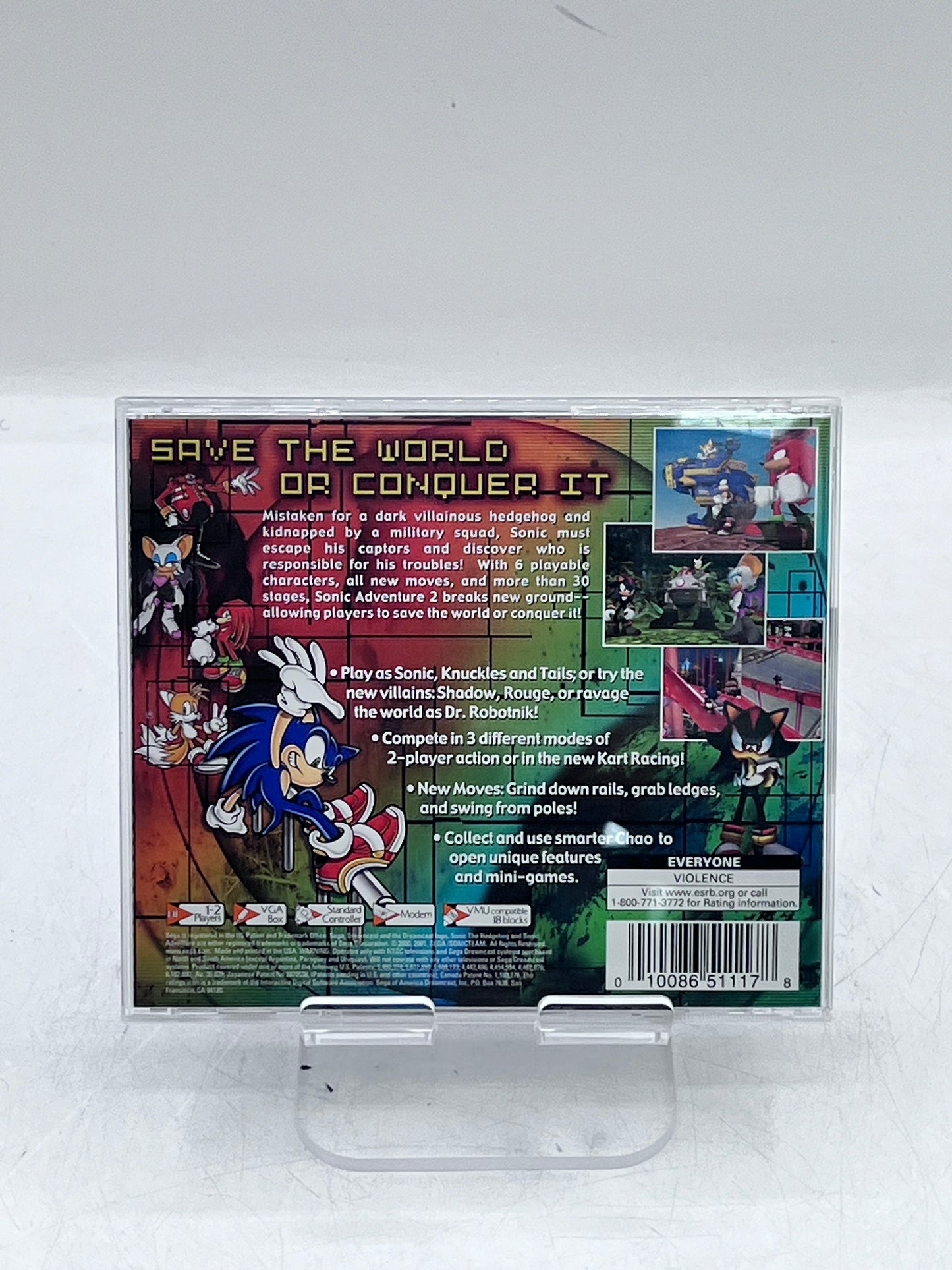 Sonic Adventure 2 Sega Dreamcast Video Game