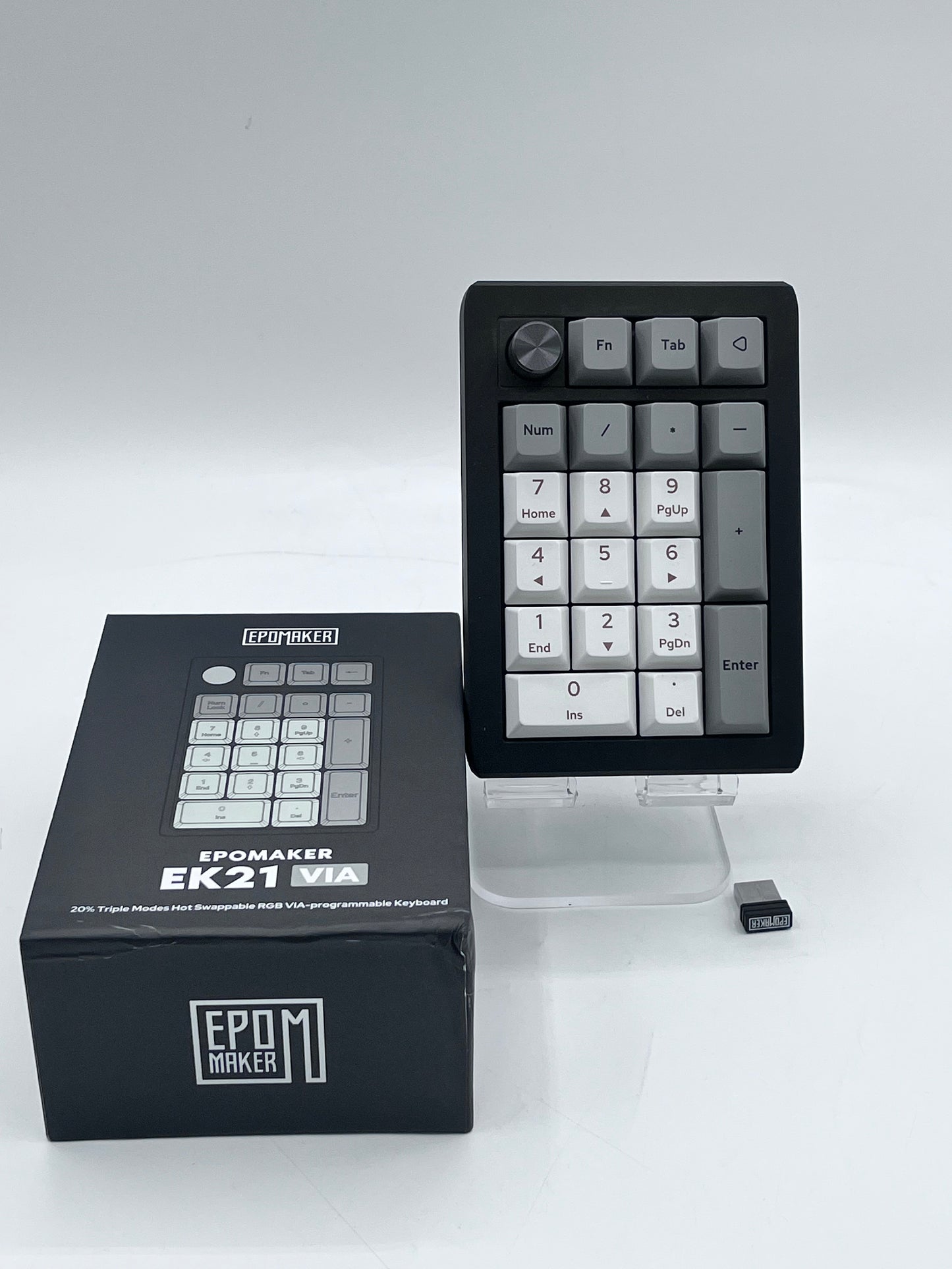 EPOMAKER EK21 VIA Keyboard Black