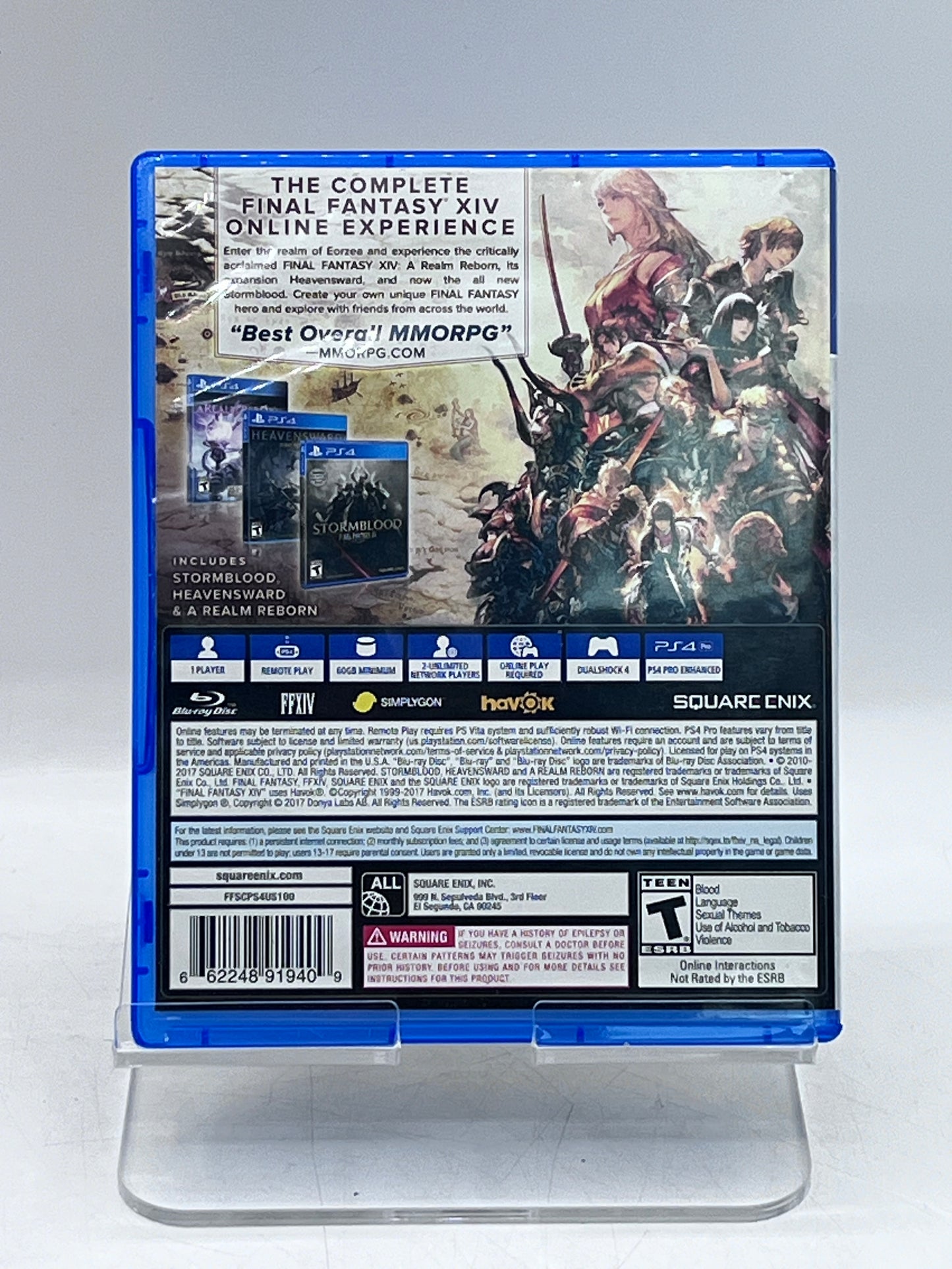 Final Fantasy XIV Online Complete Edition (Sony PlayStation 4 PS4, 2017)