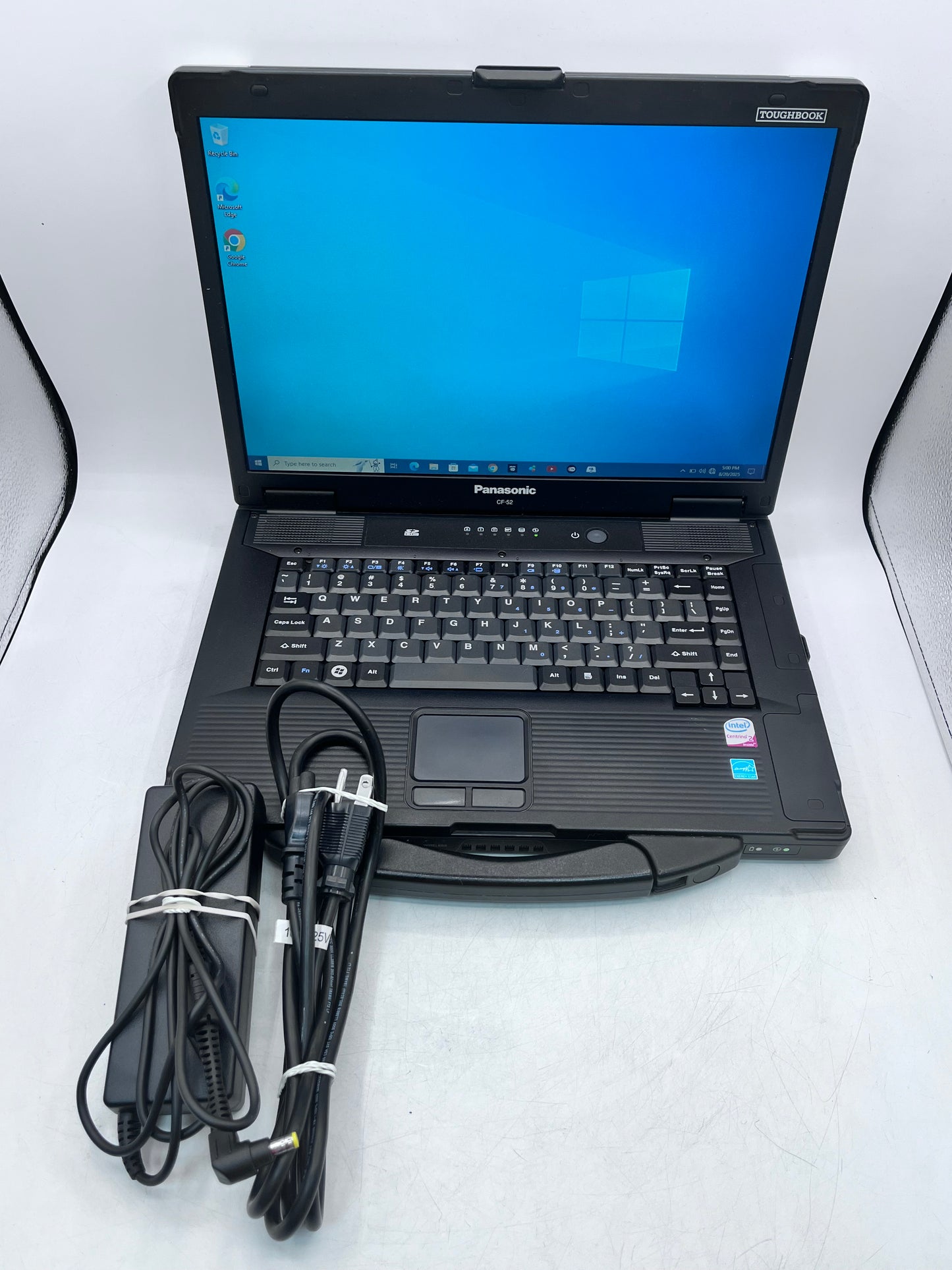 Panasonic Toughbook CF-52 Laptop 4GB 512GB Win10 Pro DVDRW - Black