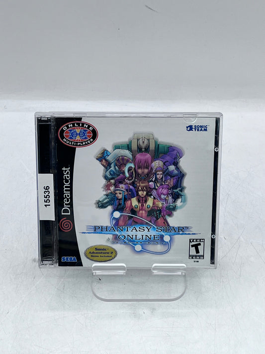 Phantasy Star Online Sega Dreamcast Video Game