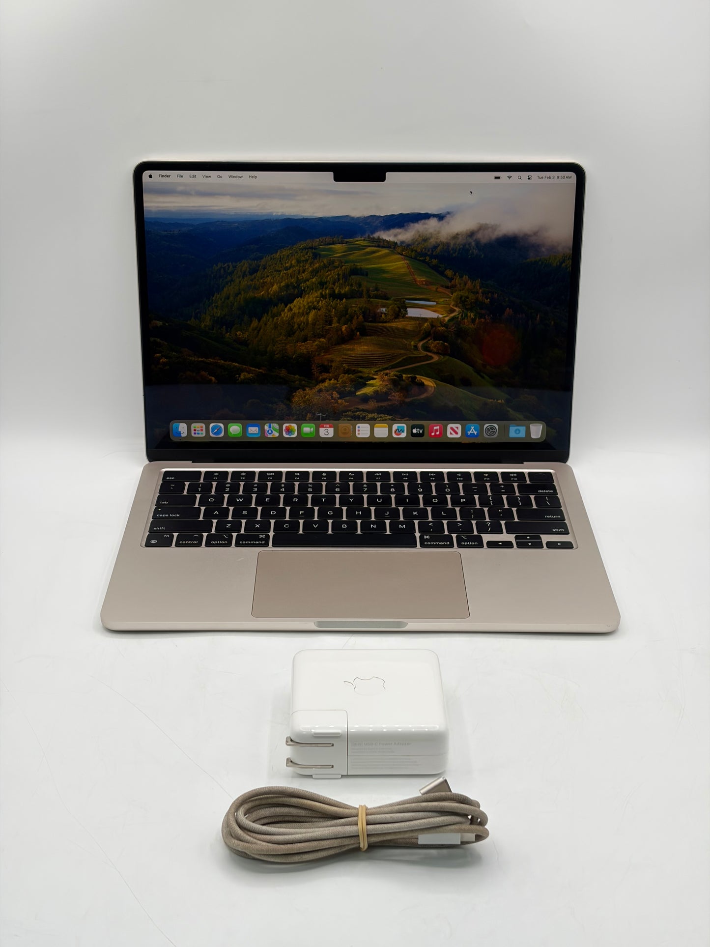 2022 Apple MacBook Air 13" M2 8GB RAM 256GB SSD A2681 MLY33LL/A Starlight