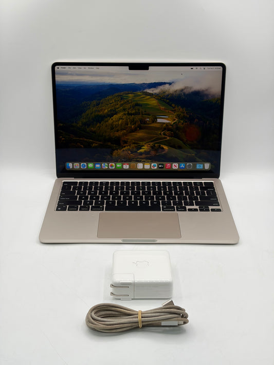 2022 Apple MacBook Air 13" M2 8GB RAM 256GB SSD A2681 MLY33LL/A Starlight