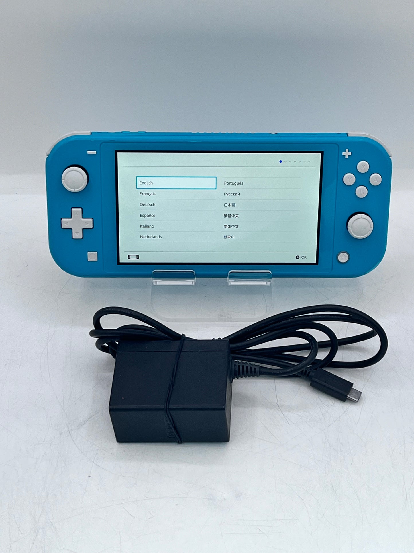 Nintendo Switch Lite 32GB (HDH-001) Handheld Turquoise Video Game Console READ!