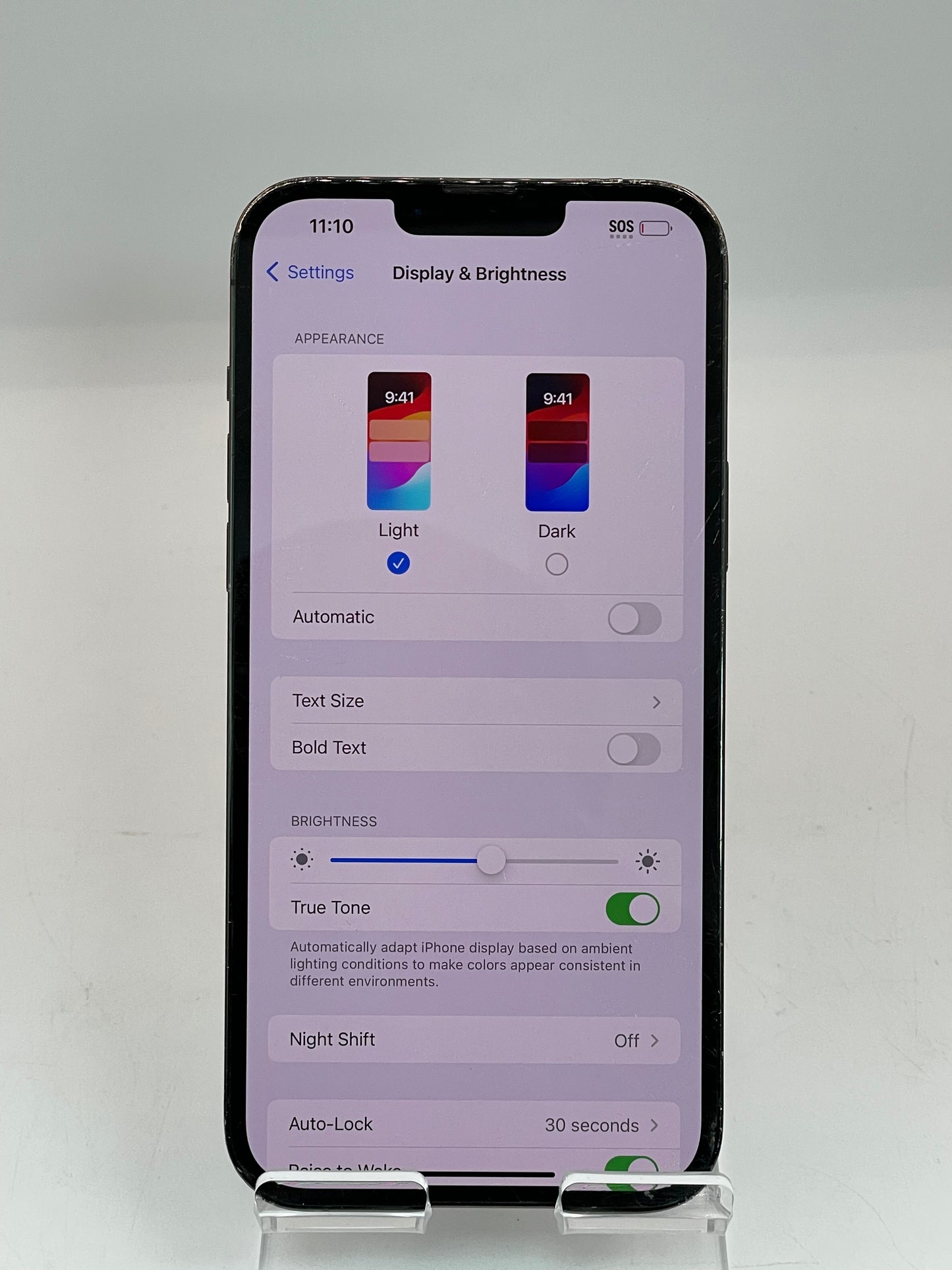 Apple iPhone 13 Pro Max 128GB Unlocked - Green - Cracked Back 87% Battery