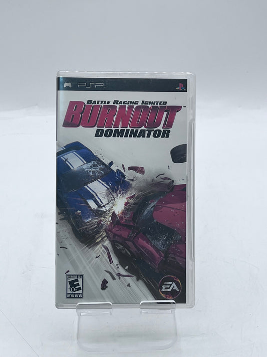 Burnout Dominator (Sony PSP) Video Game Case & Manual